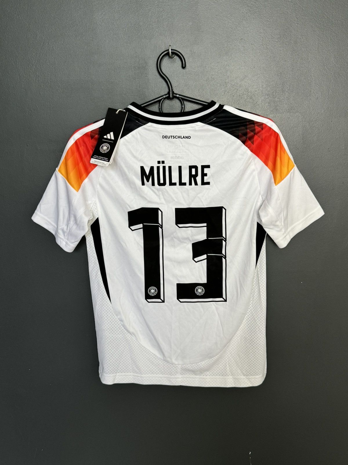 Adidas KIDS New Germany 24/25 Home Muller Football Jersey T-Shirt Size US XS / EU 42 / 0 - 1 Thumbnail