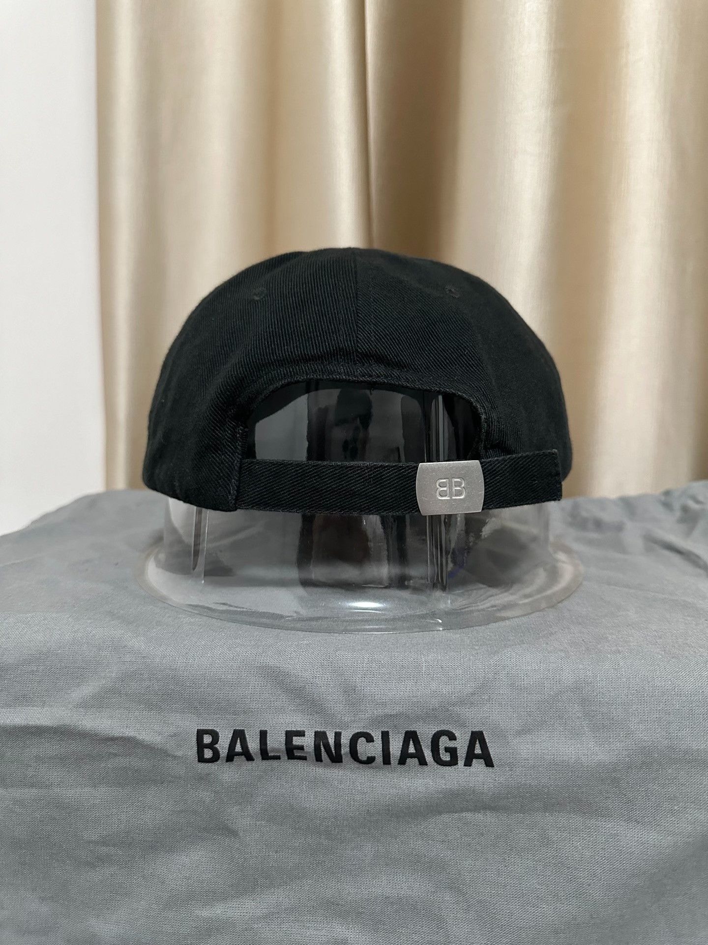 Balenciaga Balenciaga Distressed Logo Baseball Cap Size ONE SIZE - 3 Thumbnail