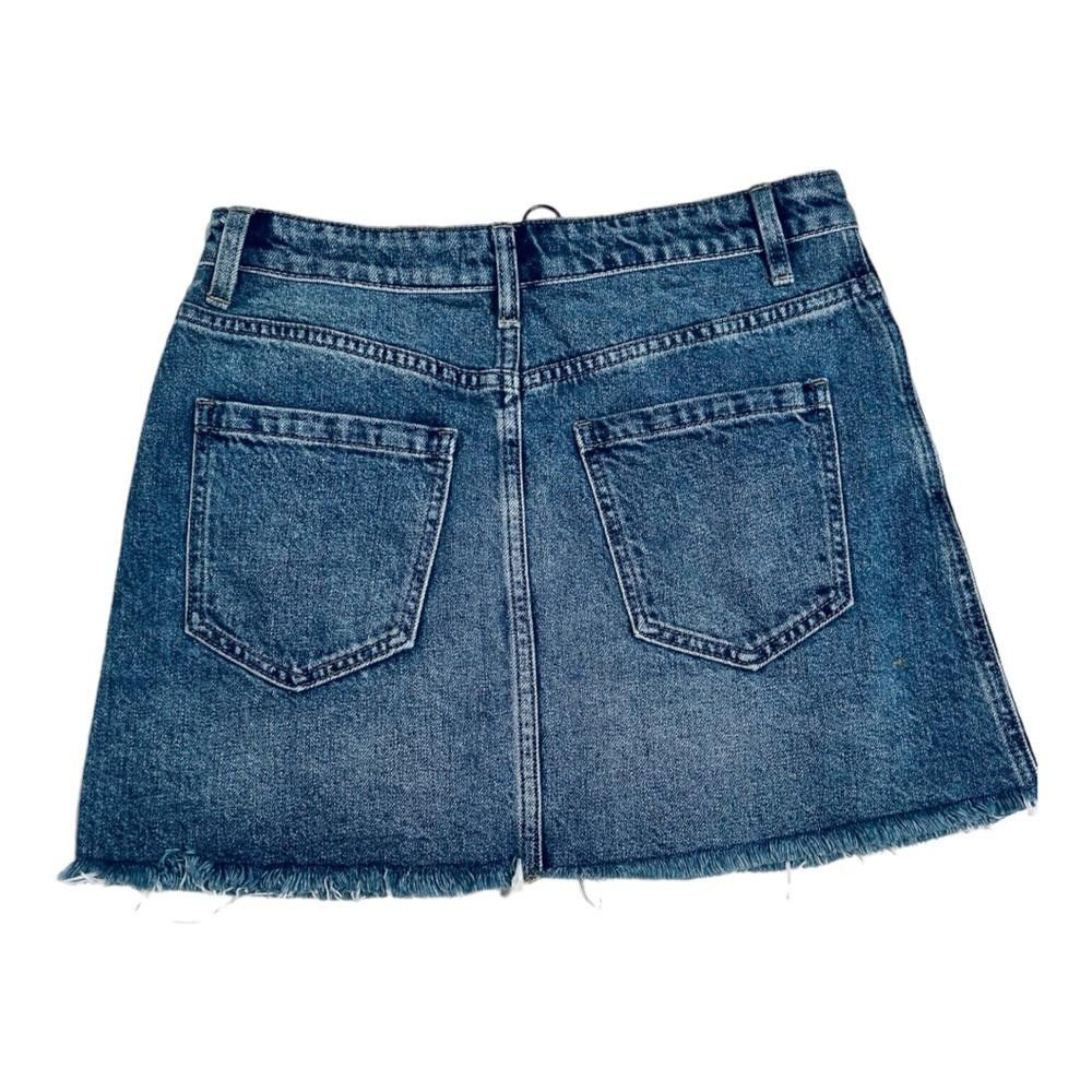 Free People Free People l Zip It Up Denim Skirt Size 26 Size 26" / US 2 / IT 38 - 3 Thumbnail