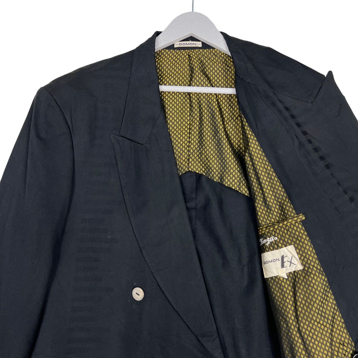 Issey Miyake 🔥 VINTAGE DOMON EX ISSEY MIYAKE DOUBLE BREASTED JACKET Size US M / EU 48-50 / 2 - 10 Thumbnail