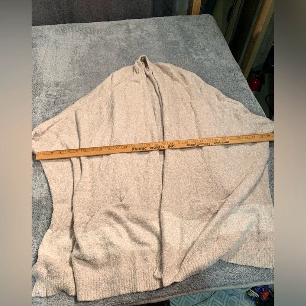 Vintage Barefoot Dreams Cardigan Women One Size Beige Cozychic Lite Size ONE SIZE - 7 Thumbnail
