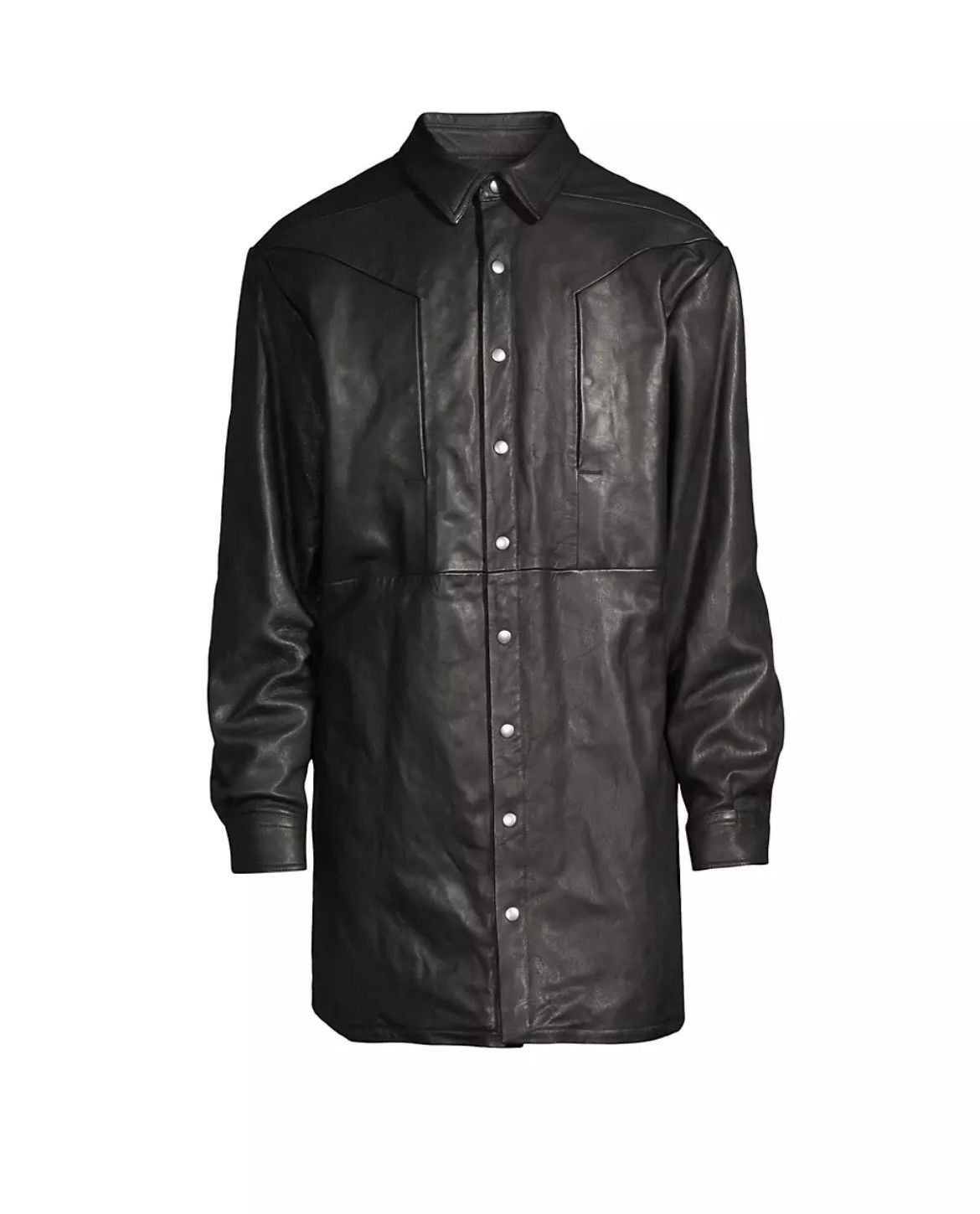 Image of Rick Owens Rick Owen’S Padded Leather Jacket - Size 40/42-Xs/s in Black, Men's