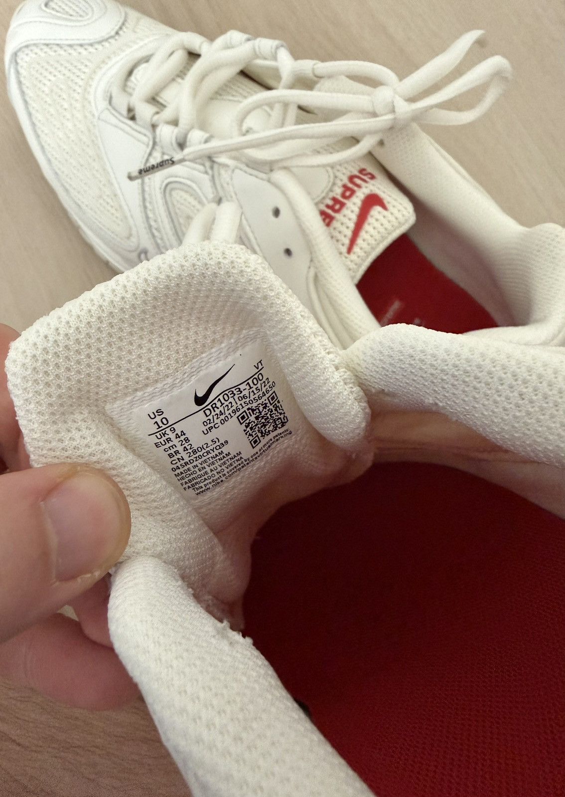 Nike × Supreme Supreme x Nike Air Max 98 TL White Size US 10 / EU 43 - 11 Thumbnail