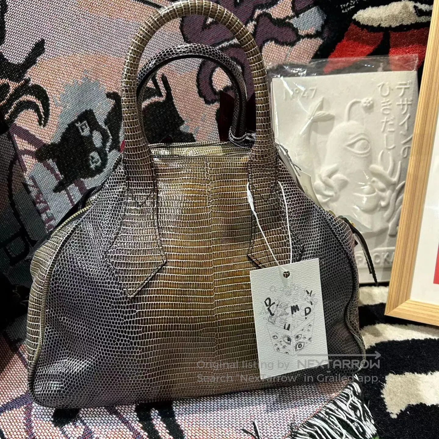 Vivienne Westwood Vivienne Westwood Lizard Print Tote Bag. Size ONE SIZE - 3 Thumbnail