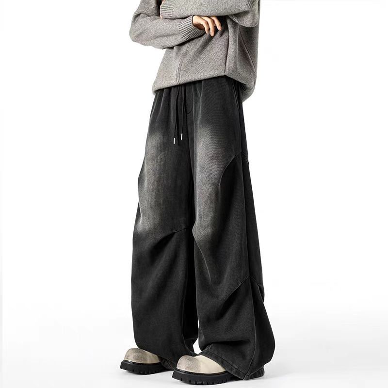Designer × Jean × Vintage Washed vintage baggy casual frayed y2k jeans Size US 32 / EU 48 - 1 Thumbnail