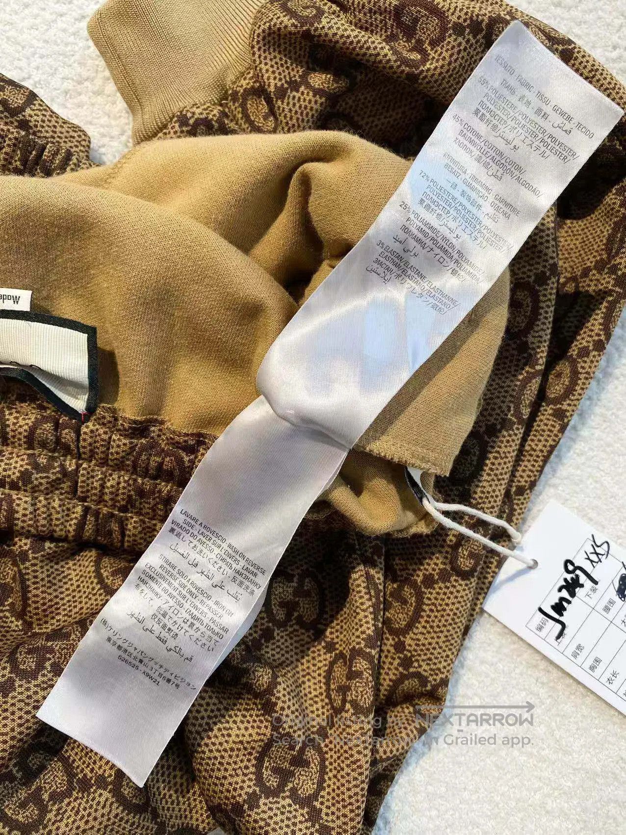 Gucci Guicci Size XXS Presbyon printed casual trousers| Size 24" / US 00 / IT 34 - 7 Thumbnail
