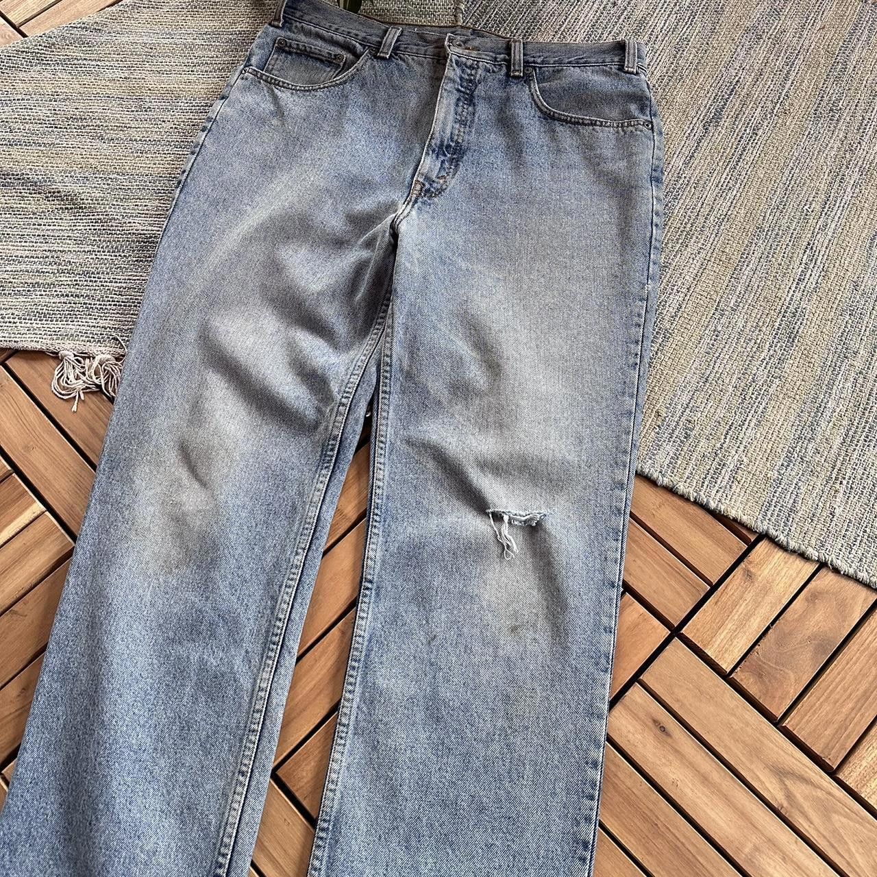 Levi's Vintage 90s Levis Orange Tab Faded Denim Jeans Trousers Size US 36 / EU 52 - 5 Thumbnail