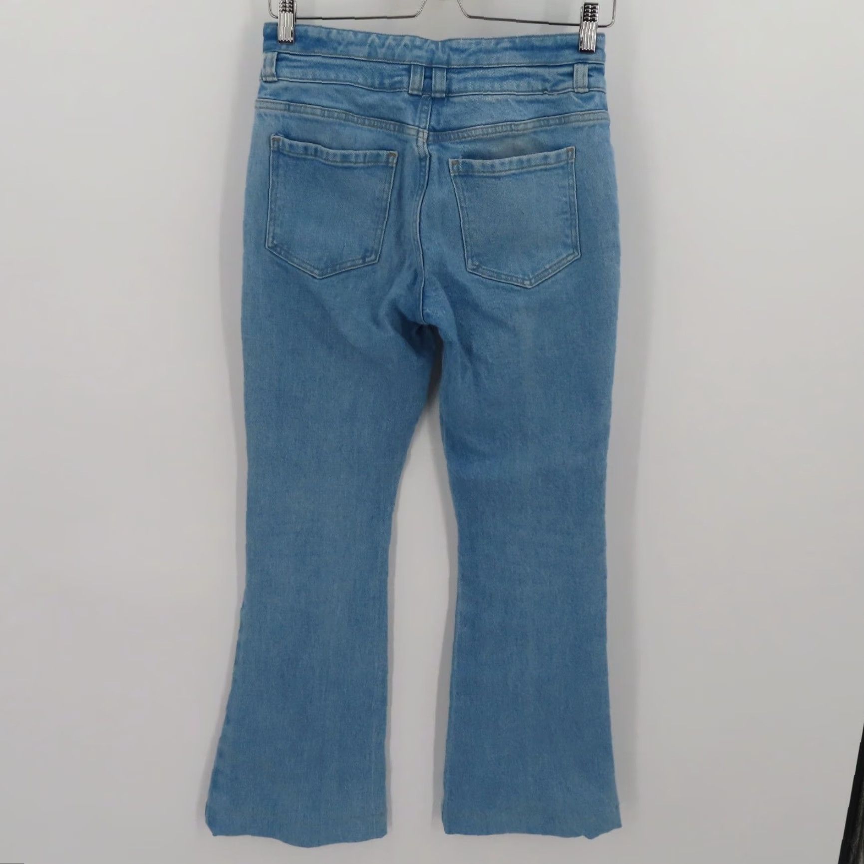 Frame Frame Jeans Womens 26 Caye Double Button Mid Rise Flare Denim Blue Jeans 5-Pocket Design Regular Cotton Blend Denim Frame Caye Style Flared Vintage No Size 26" / US 2 / IT 38 - 7 Thumbnail