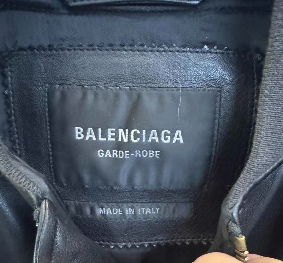 Balenciaga balenciaga black leather er jacket Size US M / EU 48-50 / 2 - 5 Thumbnail