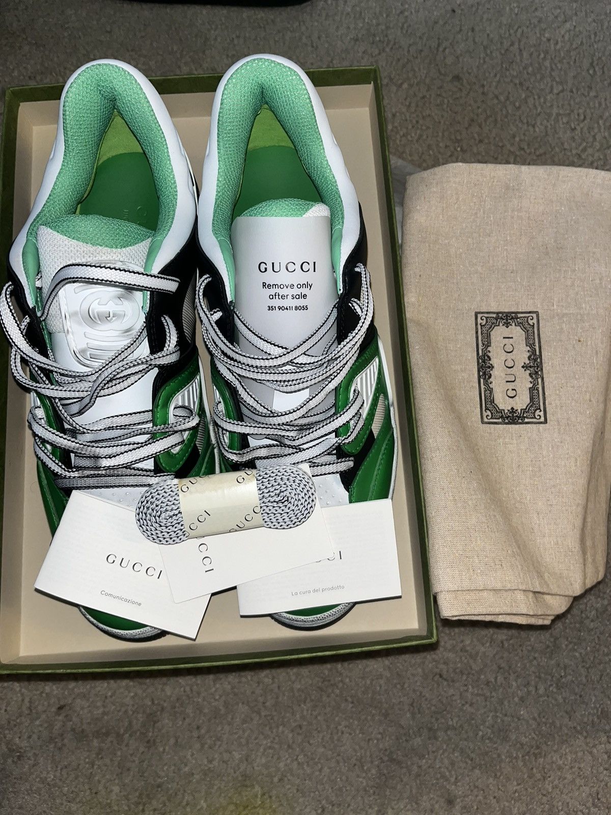 Gucci Gucci Basket ‘Green Demetra’ Size US 10.5 / EU 43-44 - 10 Thumbnail