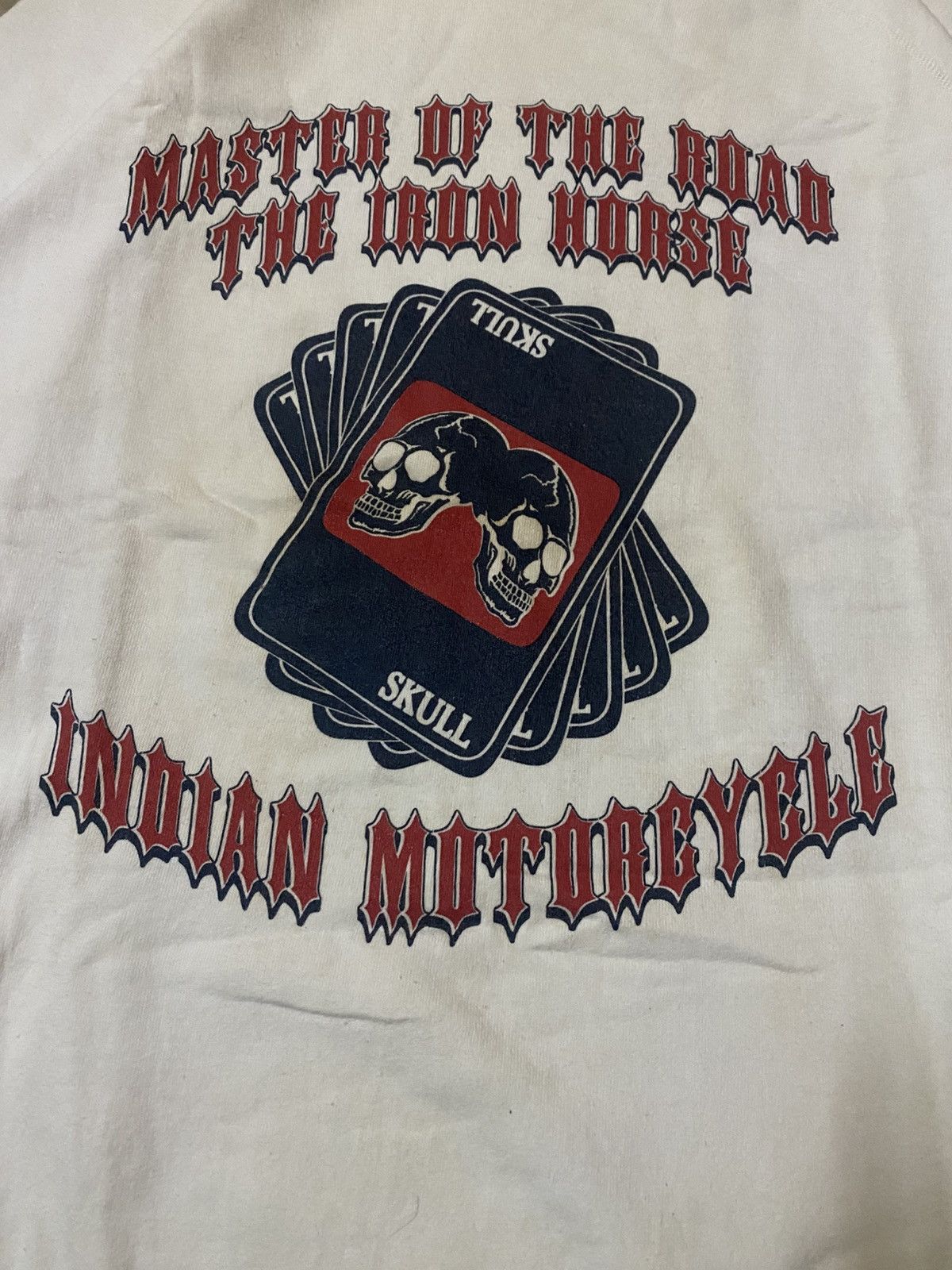 Toyo Enterprises Indian Motorcycle By Toyo Enterprise Double Skulls Card Logo Size US M / EU 48-50 / 2 - 3 Thumbnail