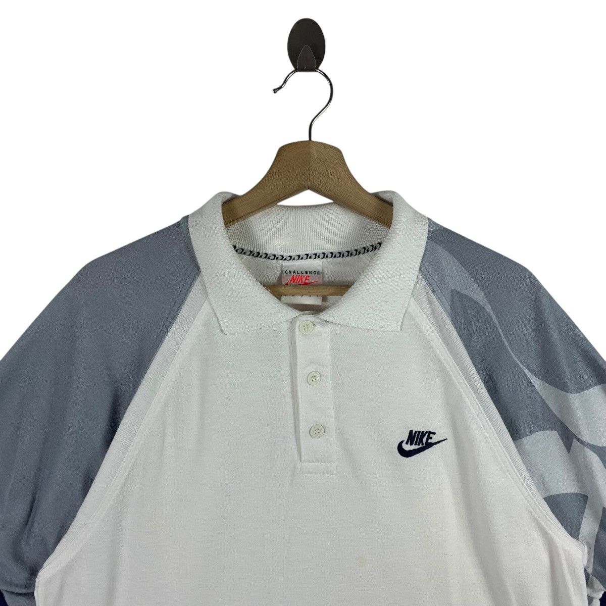 Nike × Vintage Vintage NIKE lchallenge court polo tee Size US M / EU 48-50 / 2 - 2 Thumbnail