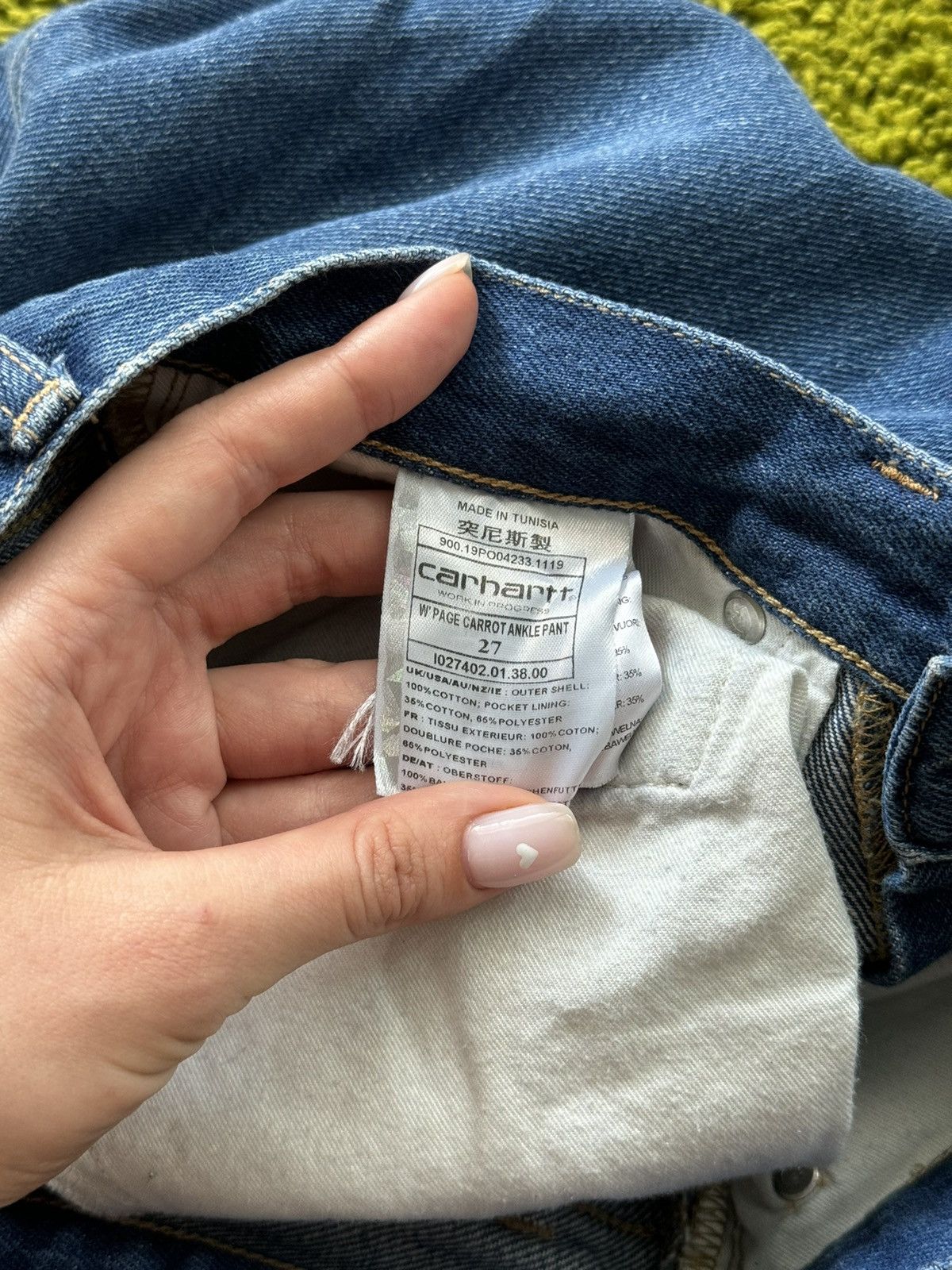 Carhartt × Carhartt Wip Carhartt WIP mom fit jeans denim pants Size 27" / US 4 / IT 40 - 6 Thumbnail