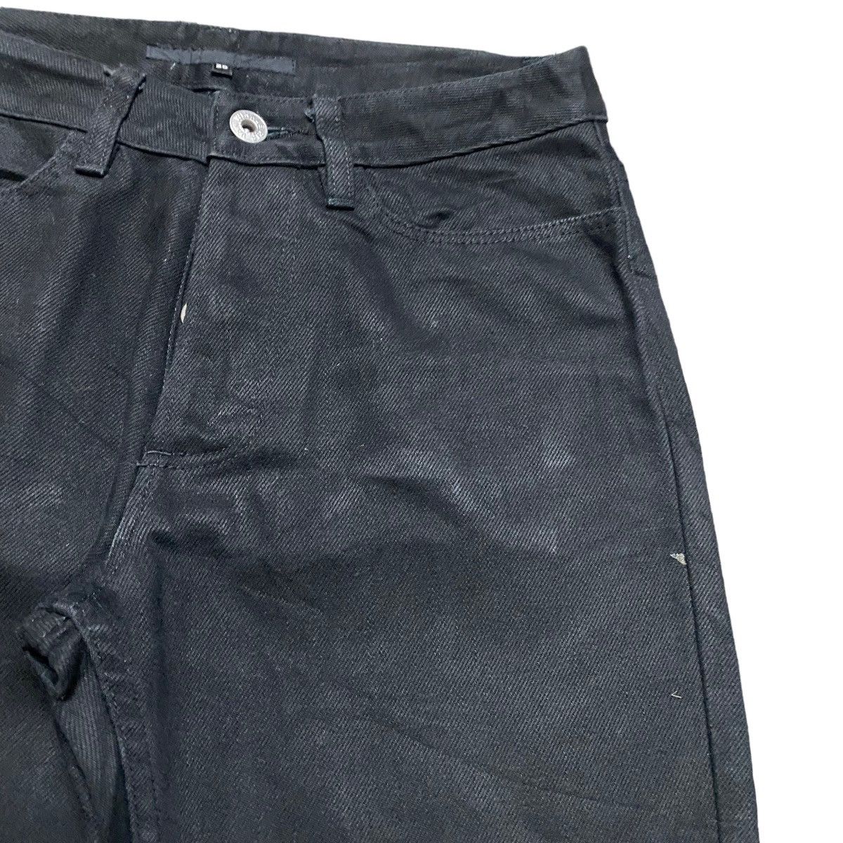 RIPVANWINKLE Rip Van Winkle Black Denim Flare Jeans Size 26" / US 2 / IT 38 - 5 Thumbnail