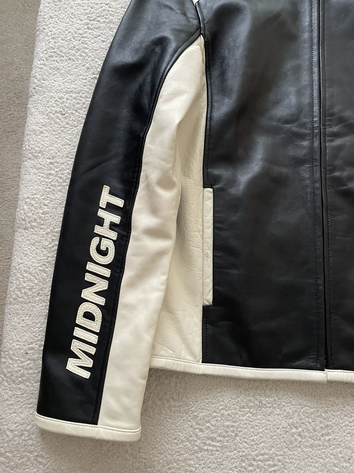 Midnight Studios Midnight Studios ‘Suicide Moto’ Calf Leather Biker Jacket Size US S / EU 44-46 / 1 - 2 Thumbnail