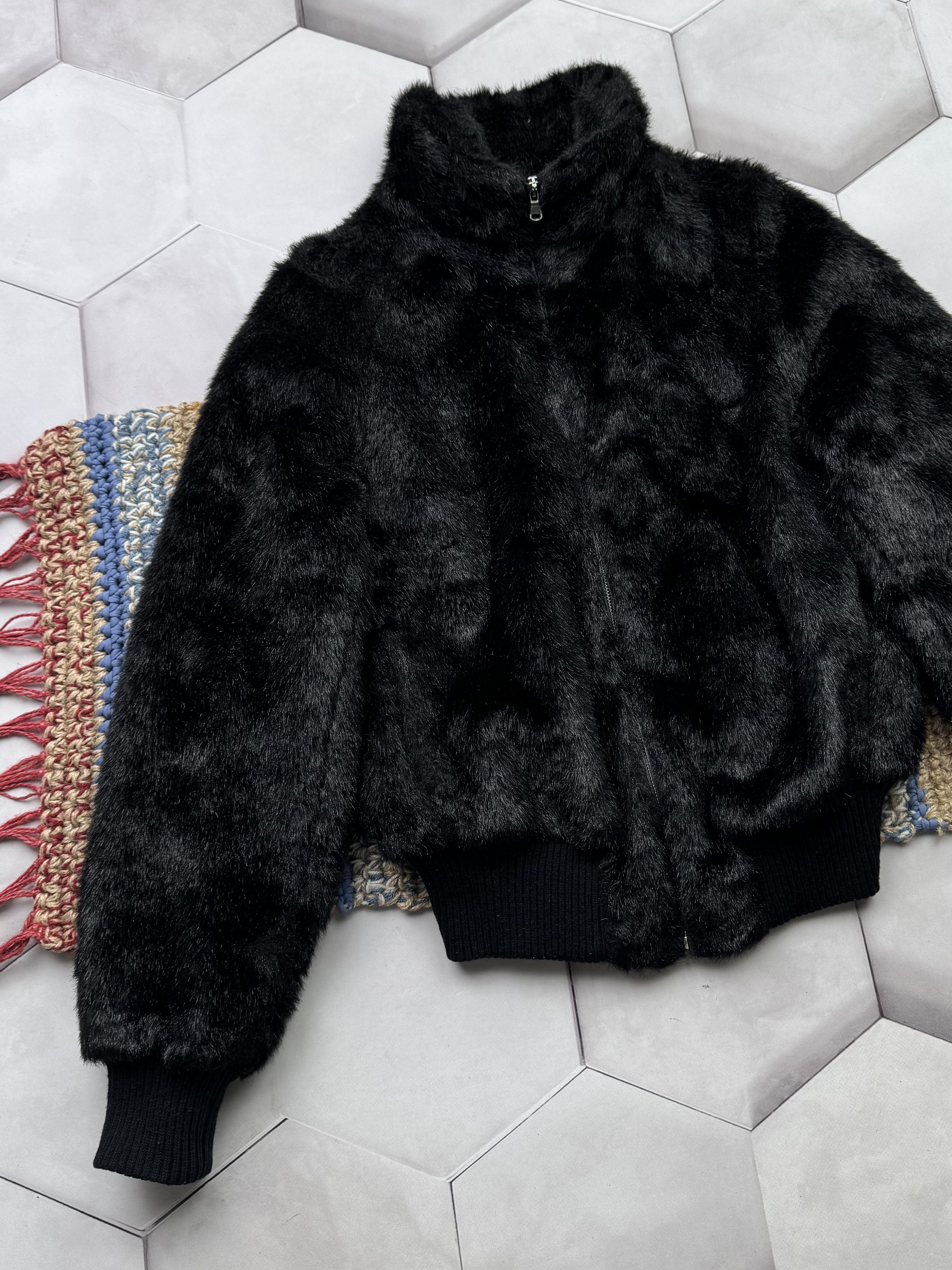 Vintage Vintage Faux Fur Cropped Jacket Size S / US 4 / IT 40 - 2 Thumbnail