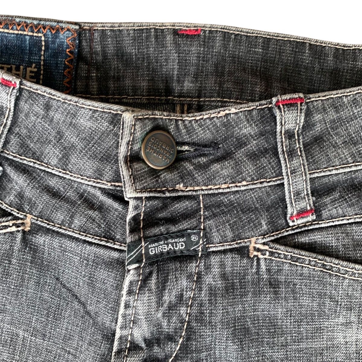 If Six Was Nine × Le Grande Bleu (L.G.B.) × Marithe + Francois Girbaud Marithe francois girbaud flare jeans Size US 26 / EU 42 - 8 Thumbnail