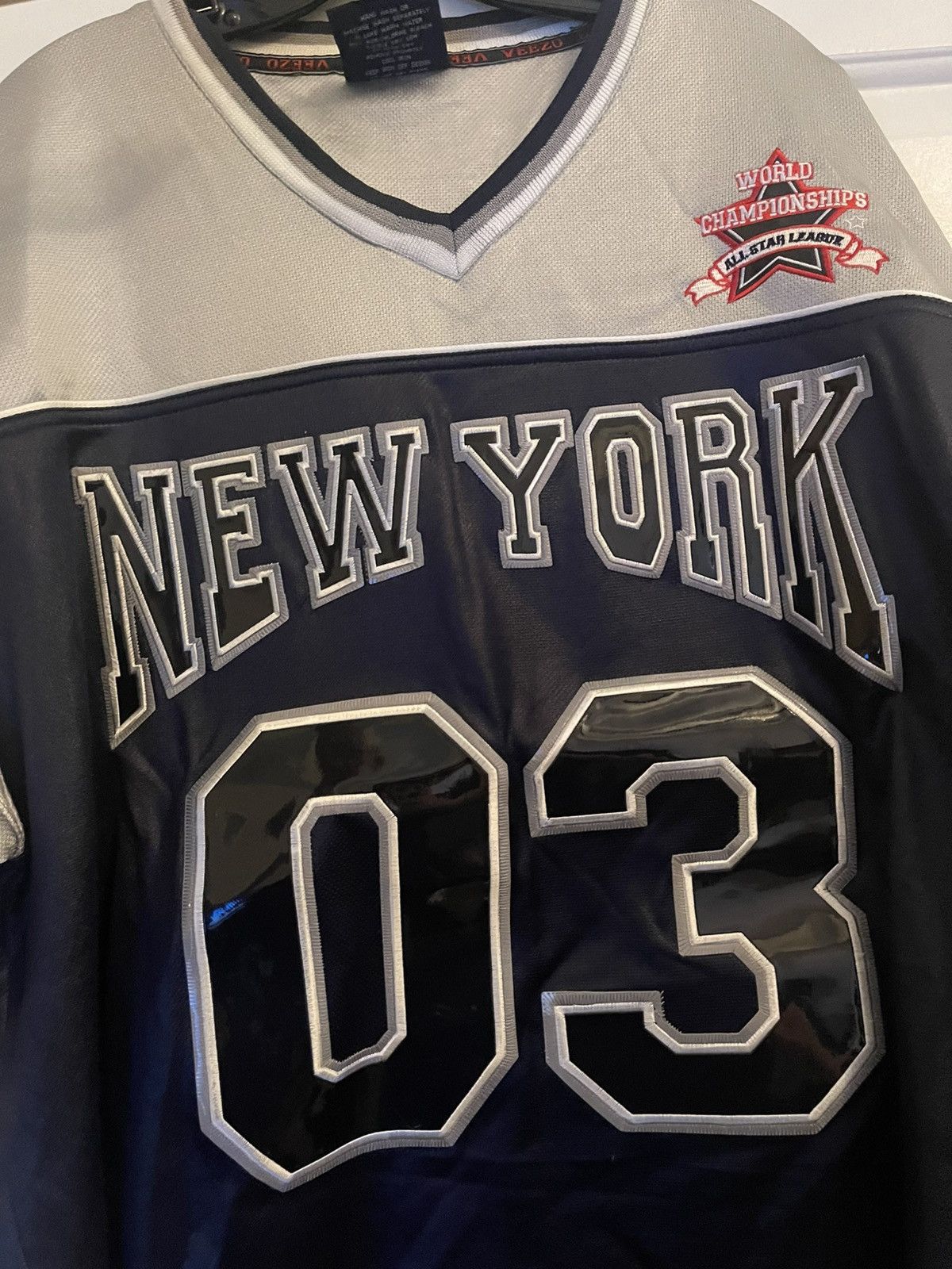 Other VTG Veezo Shirt Men's L New York 03 All Star League Jersey Size US L / EU 52-54 / 3 - 2 Thumbnail