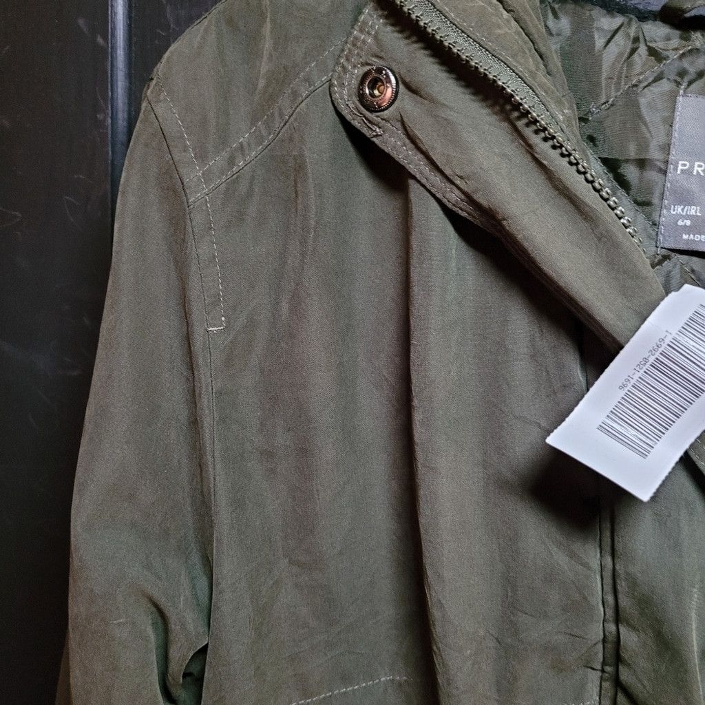 Primark Primark,parka coat, green and black, NWT, Size XSMALL Size XS / US 0-2 / IT 36-38 - 3 Thumbnail