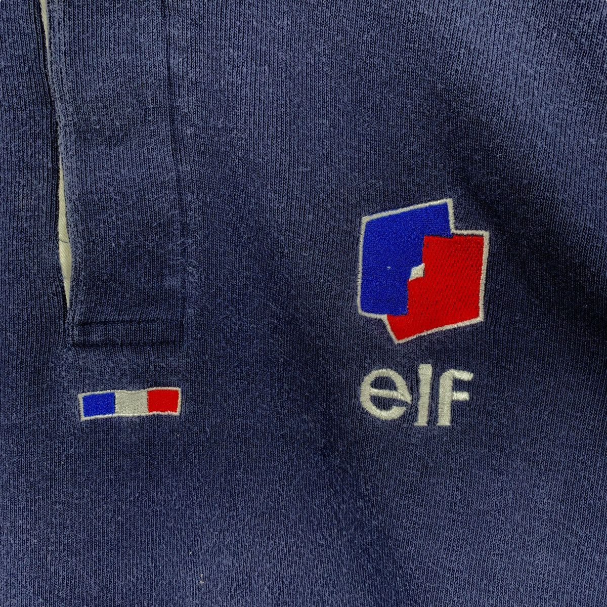 Vintage Vintage 90's ELF Embroidery Logo Polo Jumper Sweatshirt Size US M / EU 48-50 / 2 - 3 Thumbnail