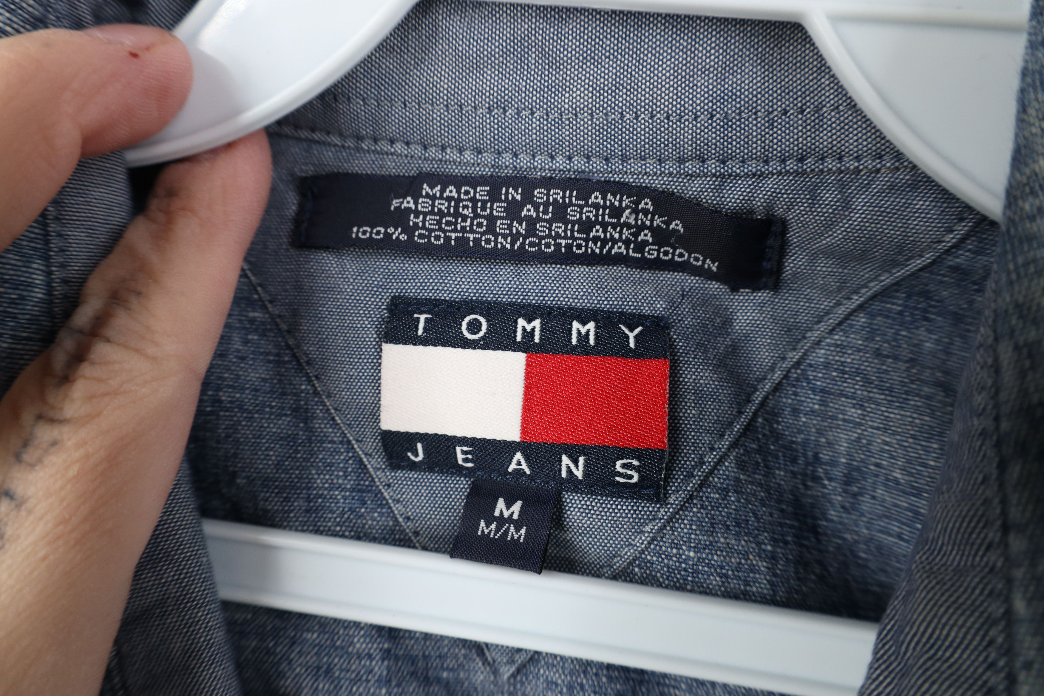 Tommy Hilfiger Vintage 90s Y2K Tommy Hilfiger Short Sleeve Button Shirt Size US M / EU 48-50 / 2 - 7 Thumbnail
