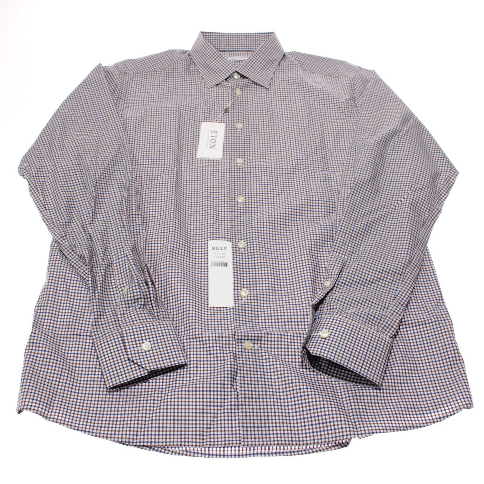 Eton Eton New with tags Shirt Size XL US In Brown Size US XL / EU 56 / 4 - 2 Thumbnail