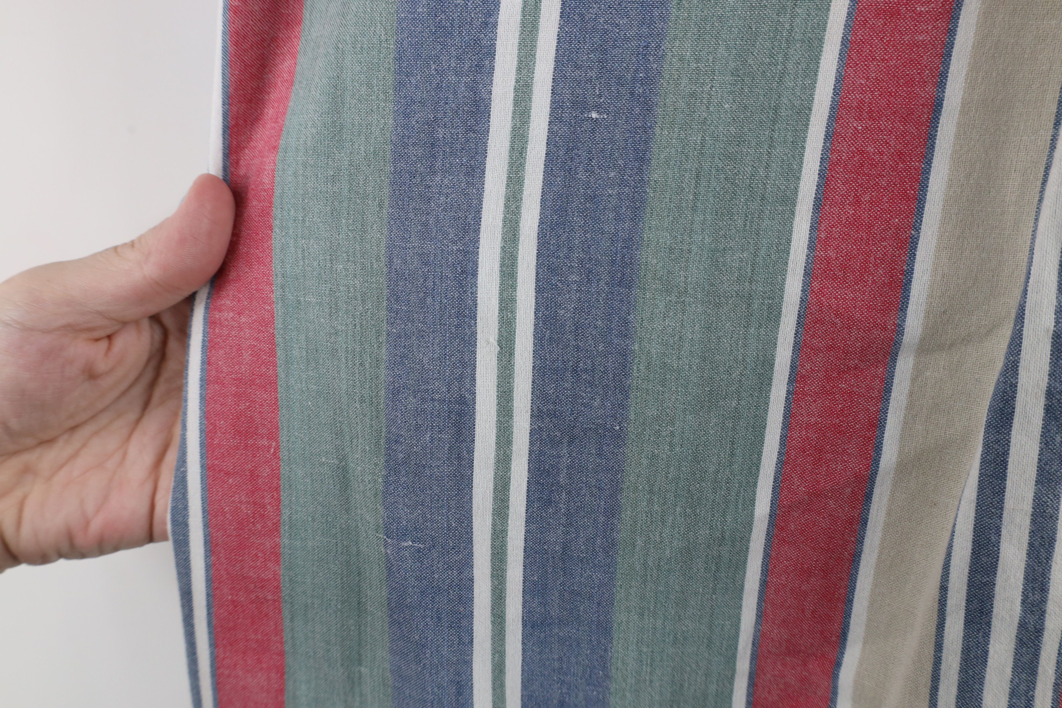 Lands' End × Vintage Vintage 90s Lands End Striped Button Down Shirt Cotton Size US L / EU 52-54 / 3 - 8 Thumbnail