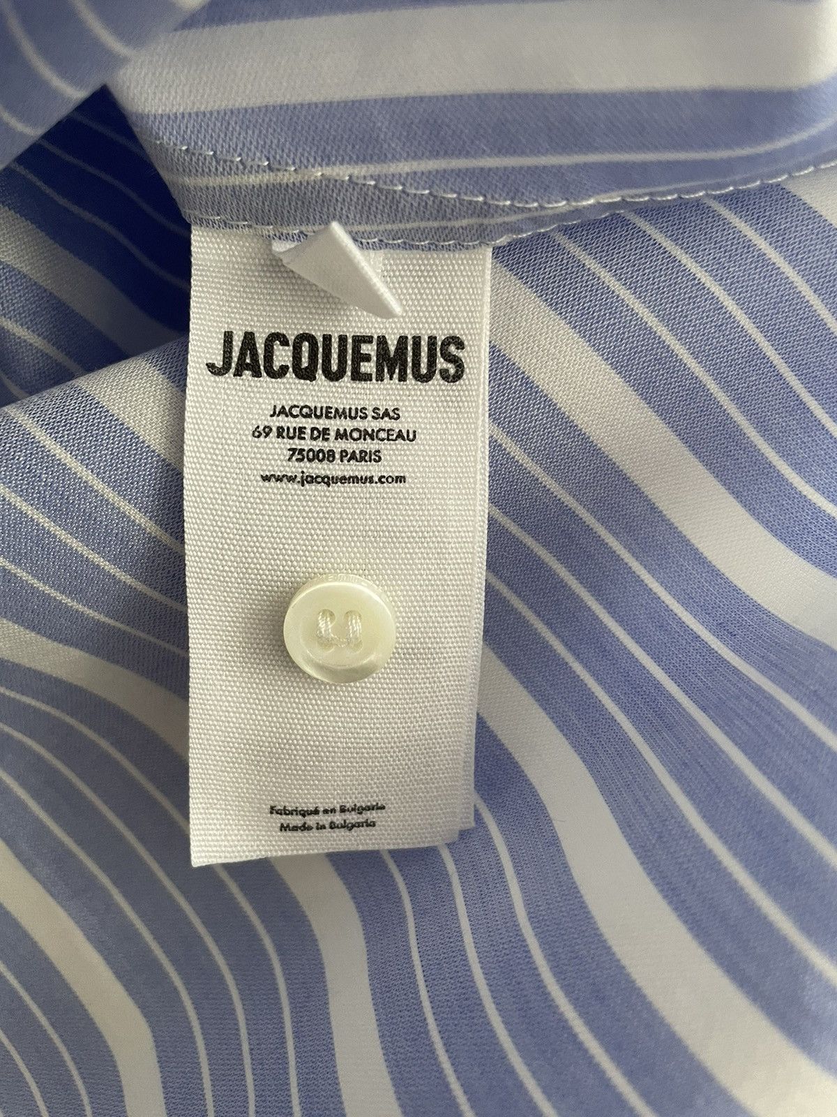 Jacquemus Jacquemus La Chemise Quadro Blue Size US L / EU 52-54 / 3 - 4 Thumbnail