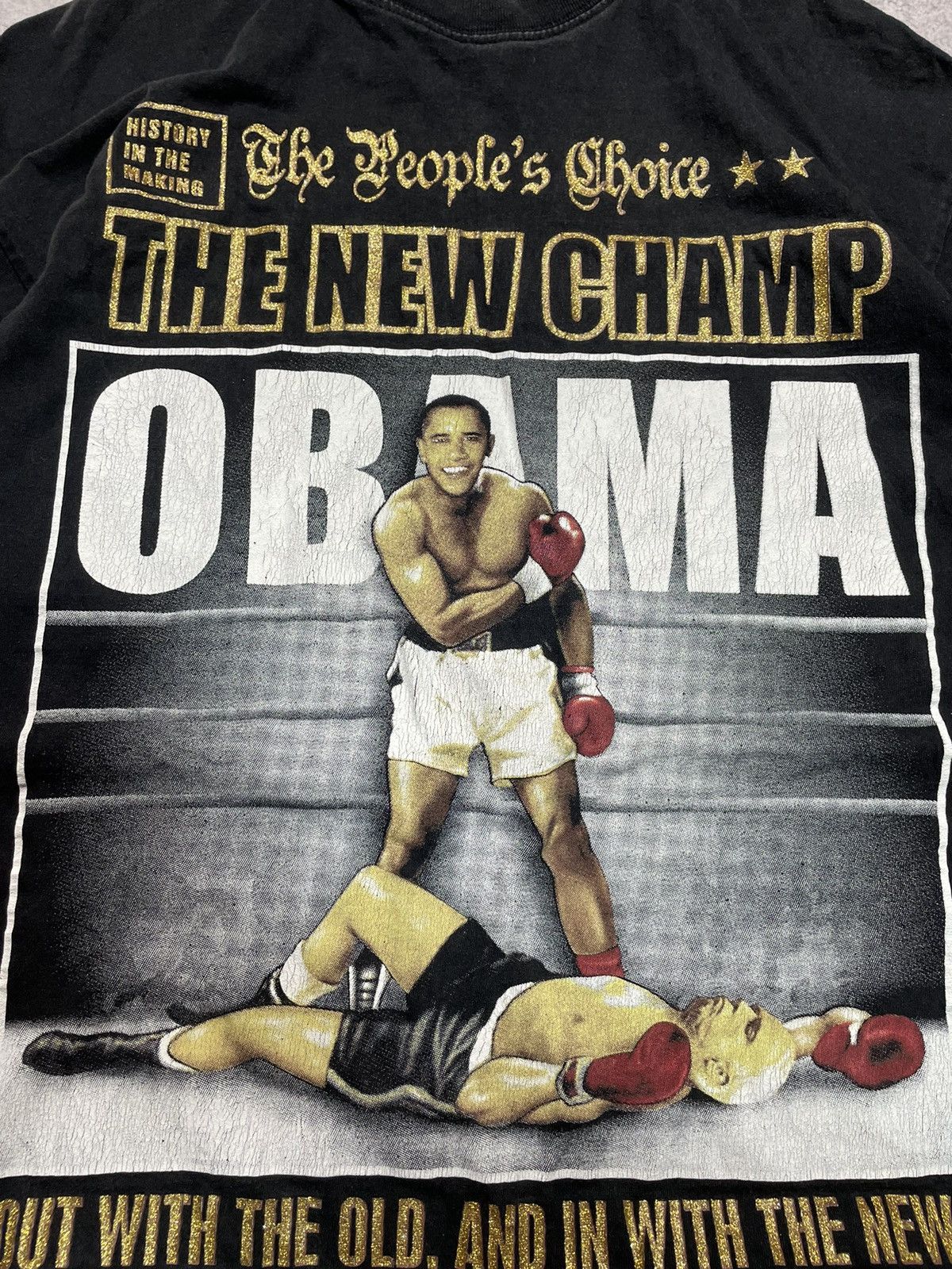 Band Tees 2000s Barack Obama TRUMP King The Dream Change Tee Size XL Size US XL / EU 56 / 4 - 3 Thumbnail