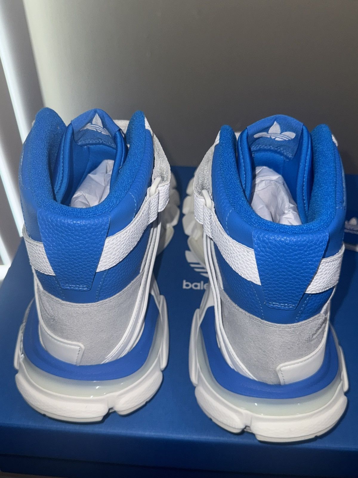 Adidas × Balenciaga Balenciaga x Adidas Track Forum Hi-Top Sneakers Size US 13 / EU 46 - 6 Thumbnail