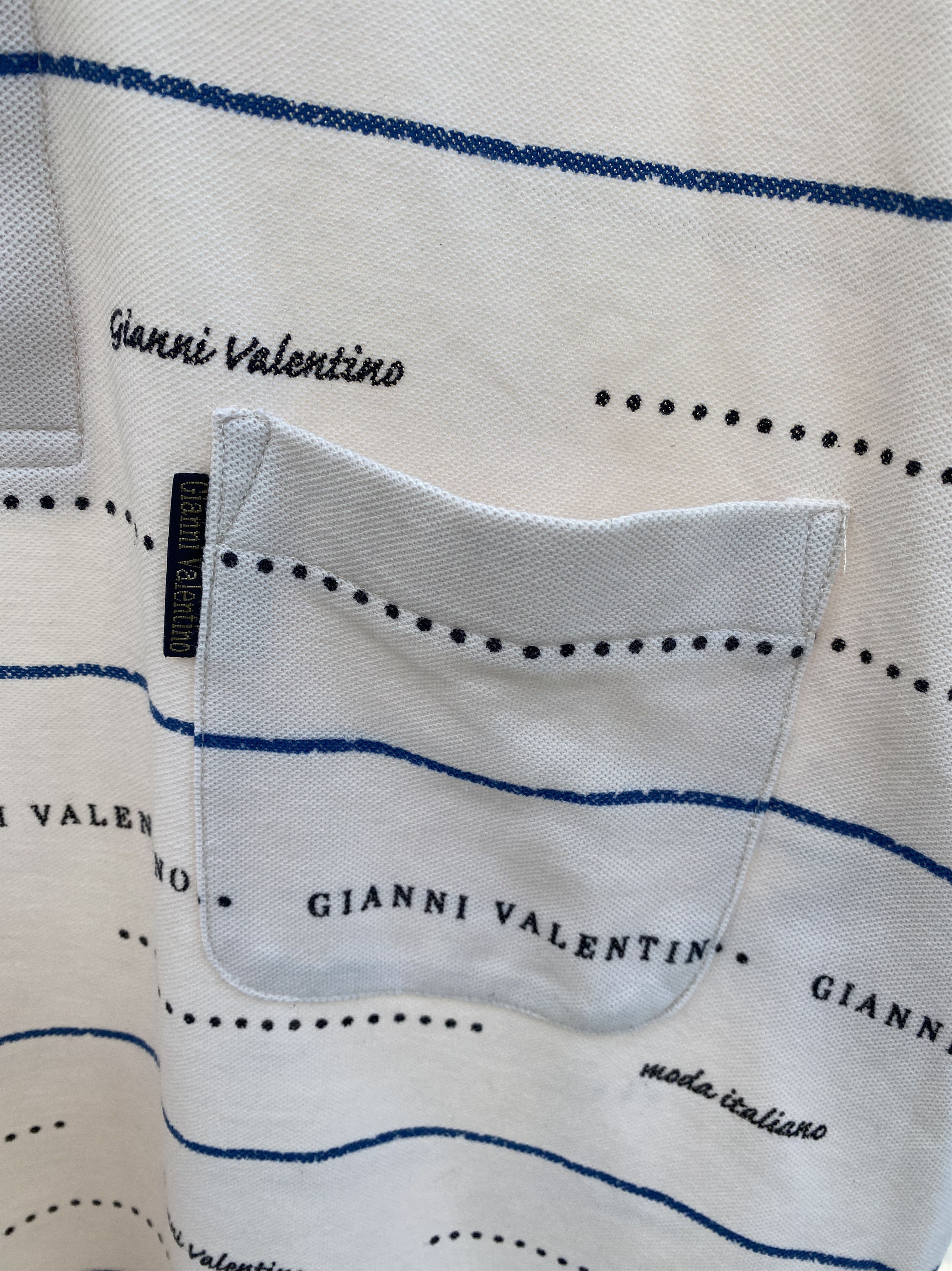 Gianni Valentino Gianni Valentino monogram polo tee Size US L / EU 52-54 / 3 - 5 Thumbnail