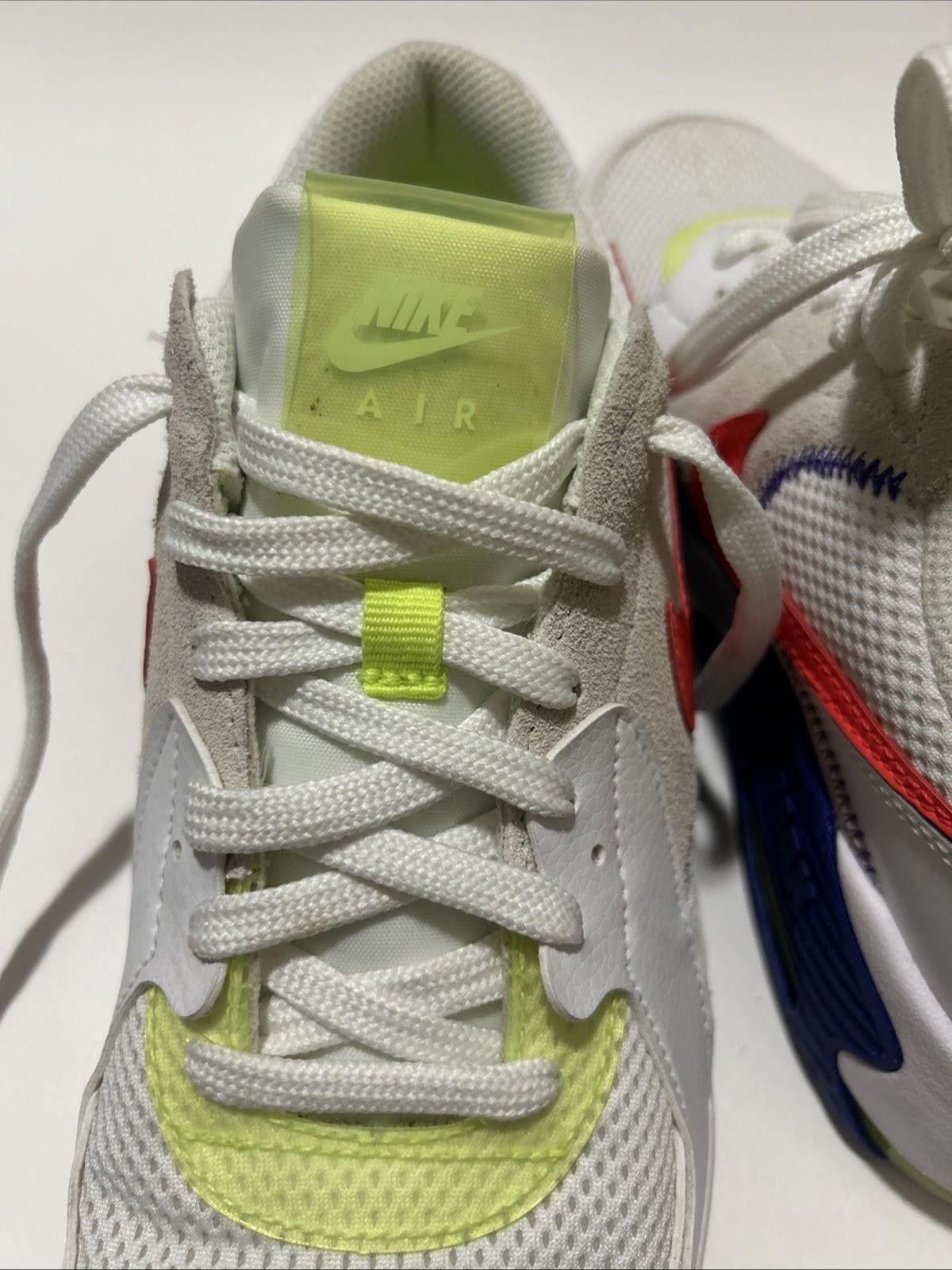 Nike Nike Air Max White Indigo Burst Volt Bright Size 7Y, 9 Women Size US 9 / IT 39 - 4 Thumbnail