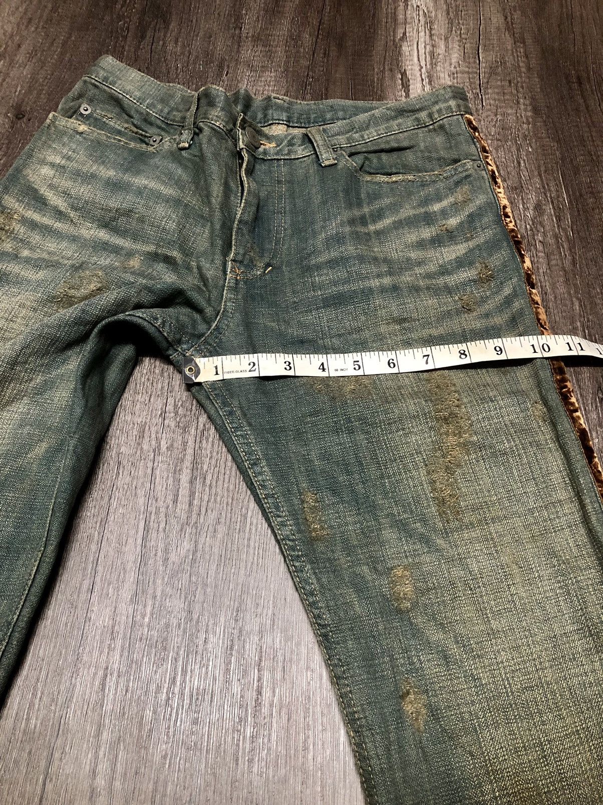 If Six Was Nine × Japanese Brand × Vintage Japanese Brand Traverse Distressed denim Jeans Size 30" / US 8 / IT 44 - 12 Thumbnail