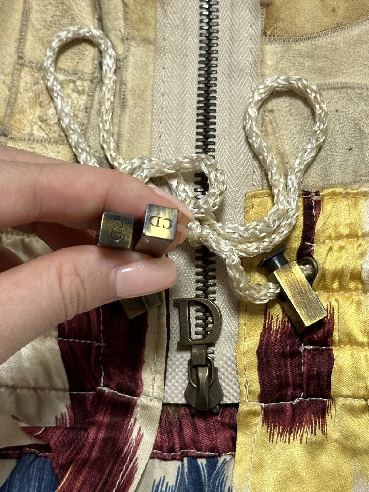Dior CHRISTIAN DIOR Fall Winter 2001 Patchwork Leather Fur Vest Size ONE SIZE - 9 Thumbnail