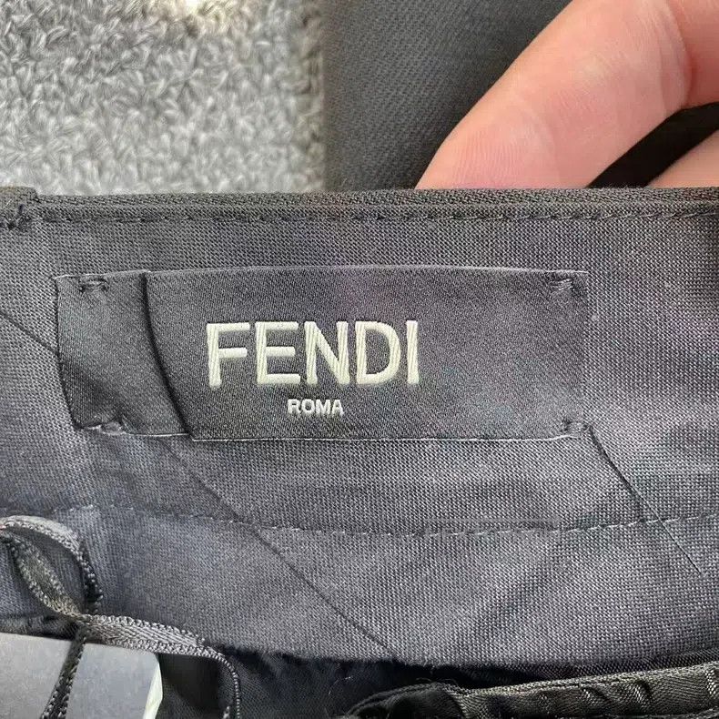 Fendi Fendi Black solid color wool dress pants Size 44L - 5 Thumbnail