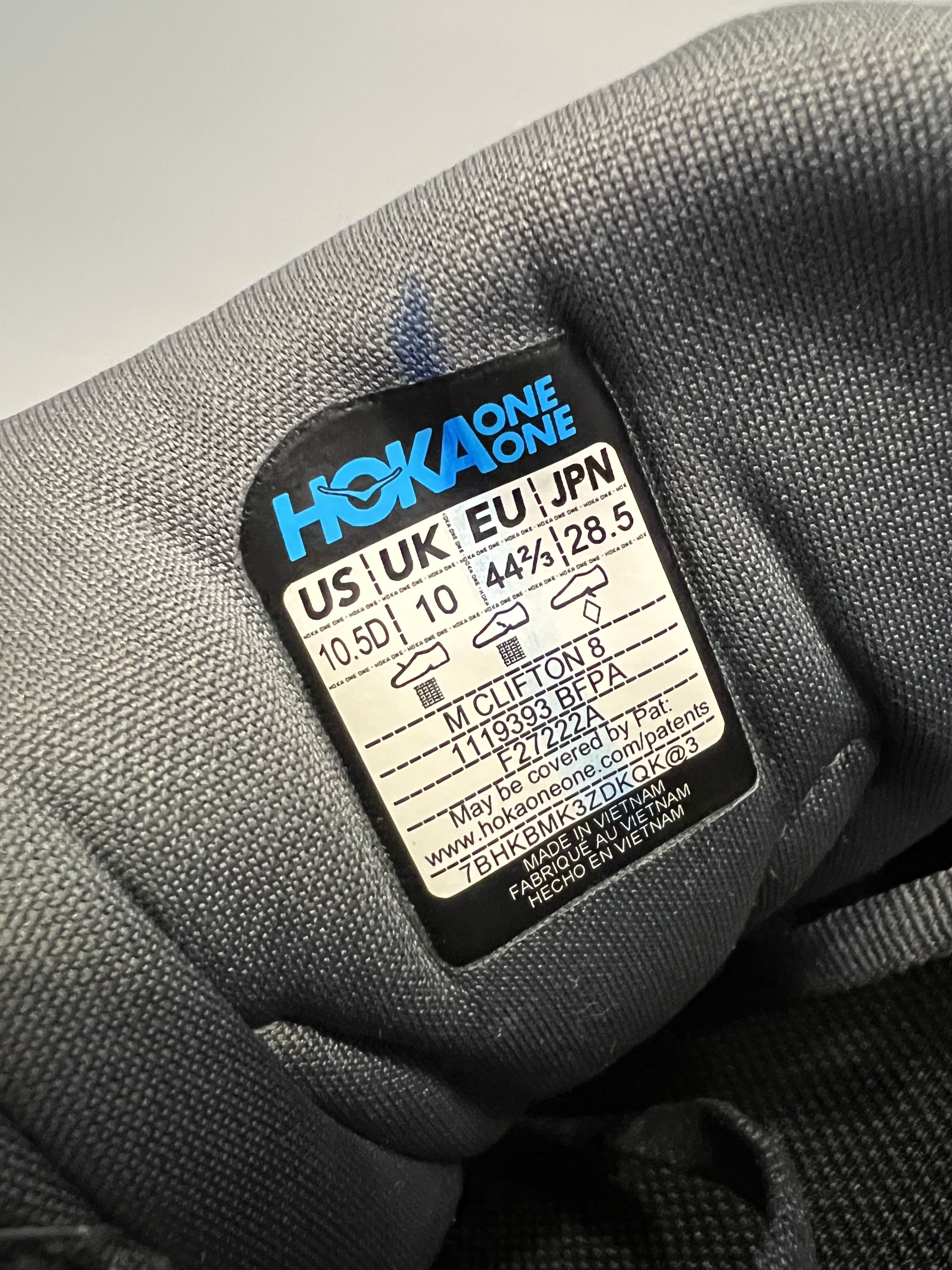Hoka 10.5D Hoka One One Clifton 8 Running Shoes Gym Walking Size US 10.5 / EU 43-44 - 9 Thumbnail
