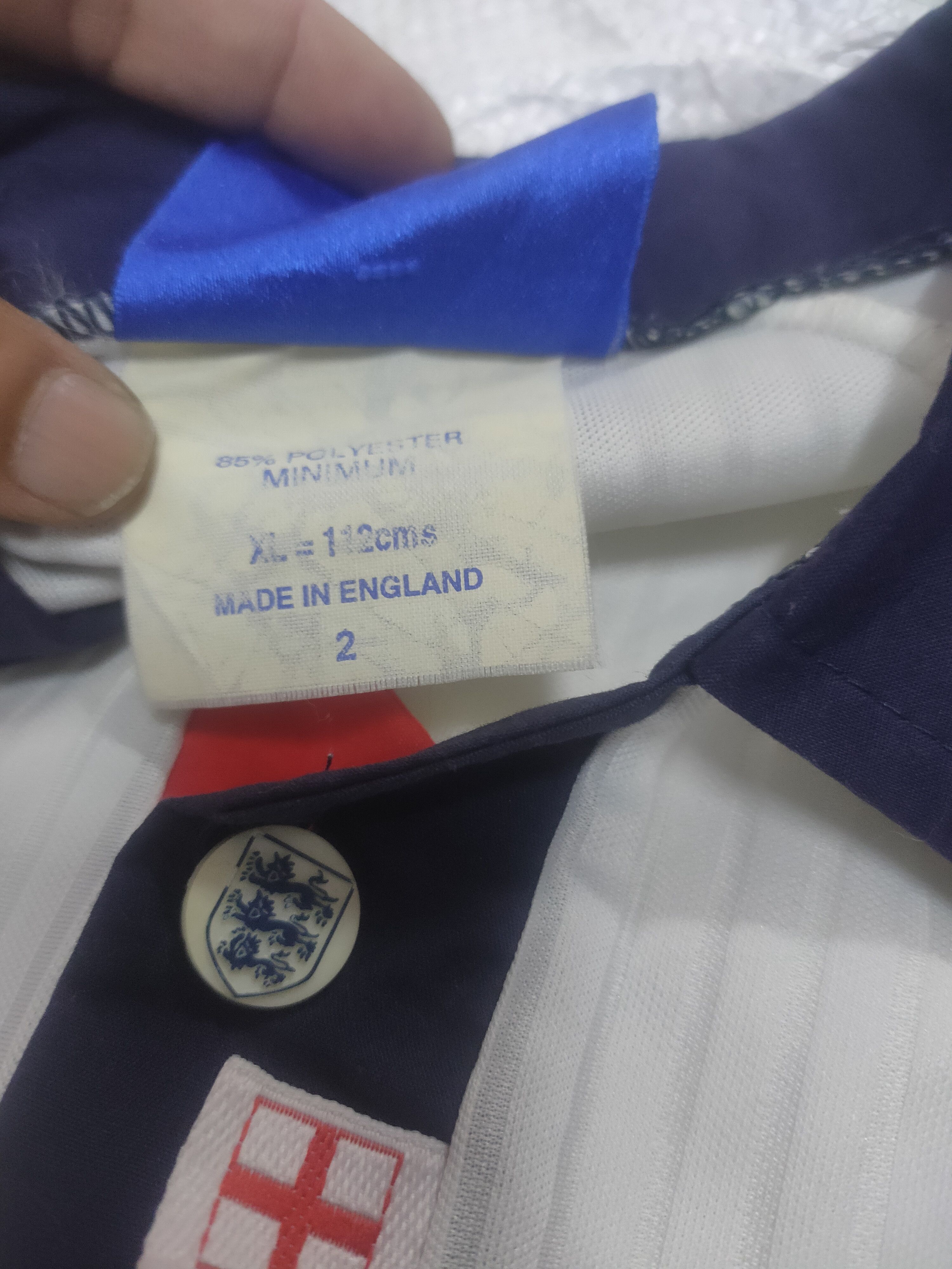 Vintage Vintage England 1998/99 Soccer Jersey Size US XL / EU 56 / 4 - 7 Thumbnail