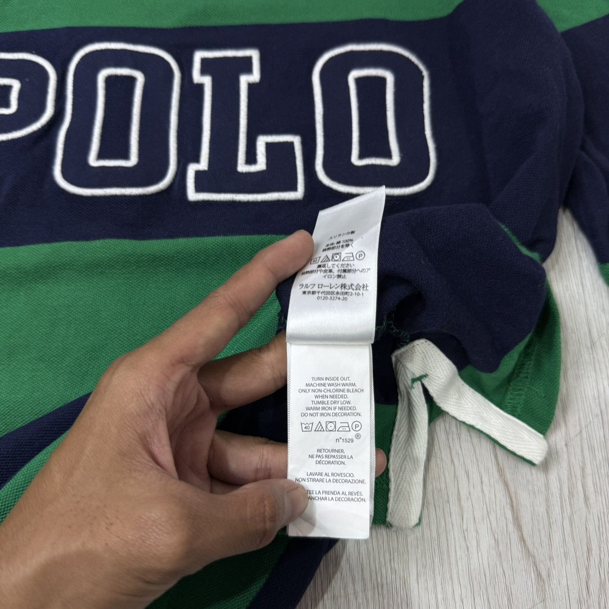 Polo Ralph Lauren POLO RALPH LAUREN Rugby poloshirt stripe Size US L / EU 52-54 / 3 - 5 Thumbnail