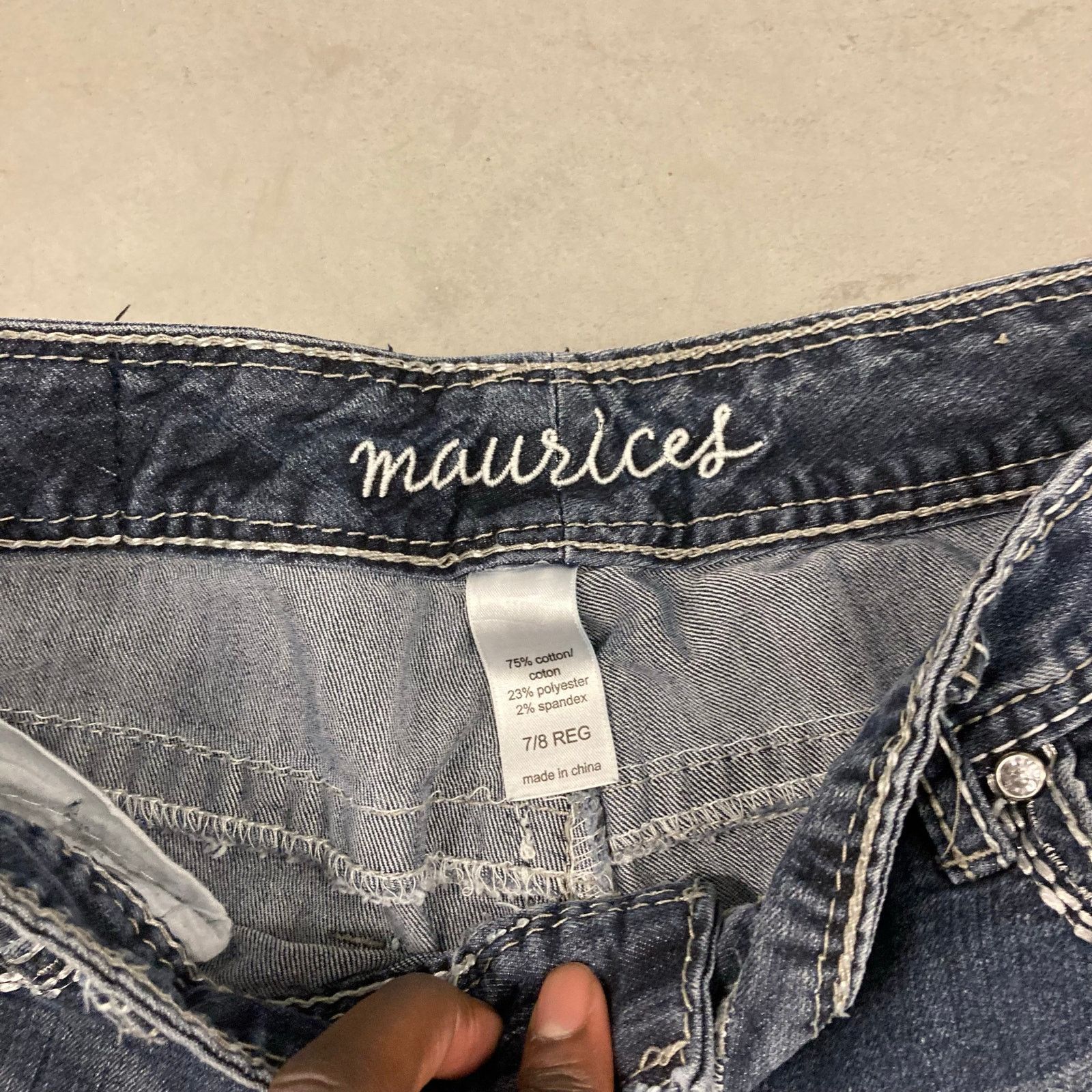 Vintage Y2K Maurices low rise bootcut Jeans 30x31 Size US 30 / EU 46 - 5 Thumbnail