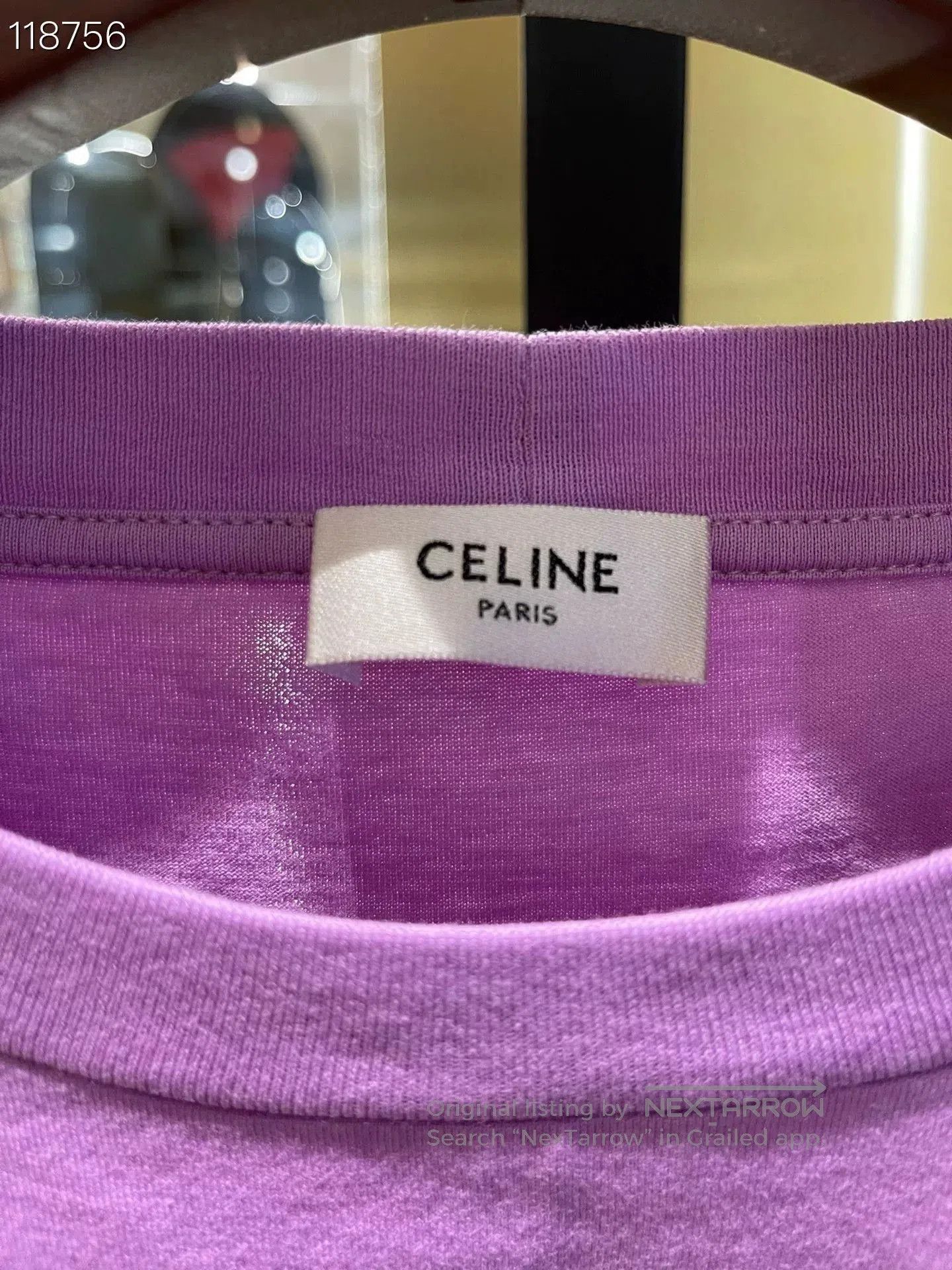 Celine Celine Purple Letter Short. Size S / US 4 / IT 40 - 5 Thumbnail