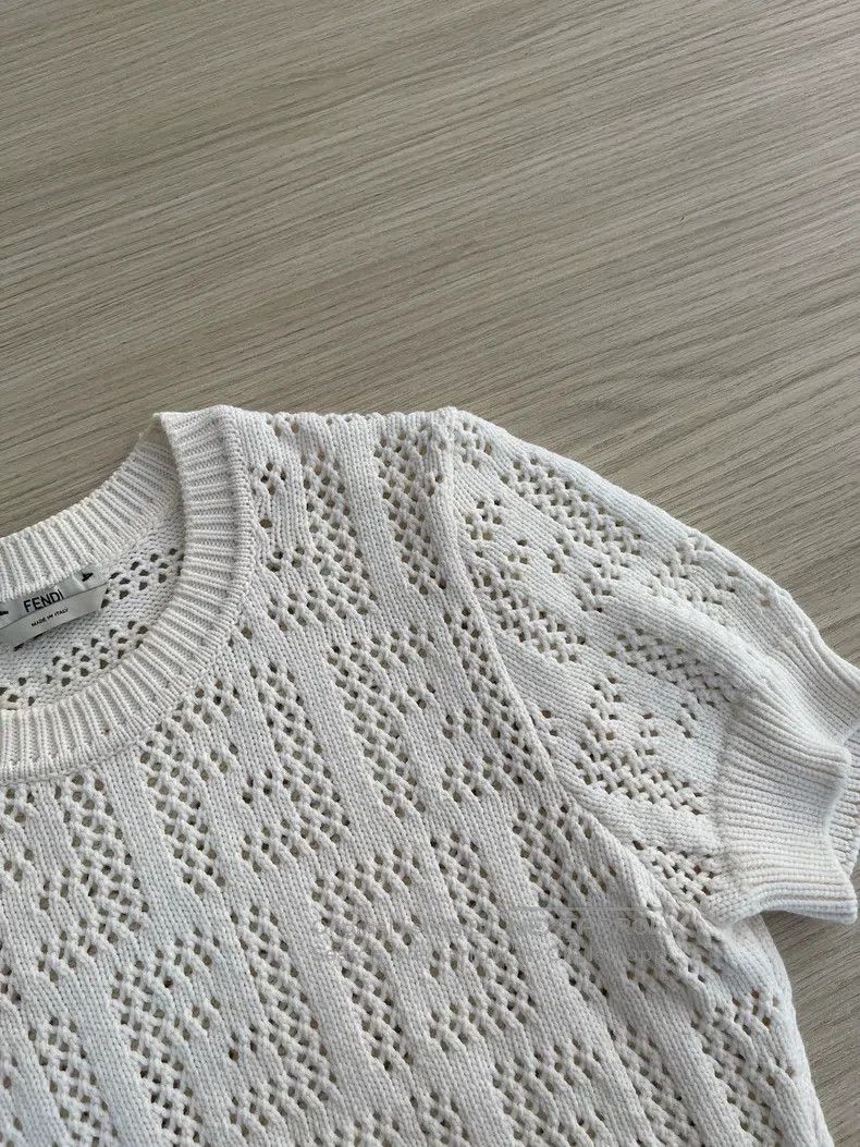 Fendi Fendi White lace short sleeves Size XS / US 0-2 / IT 36-38 - 3 Thumbnail