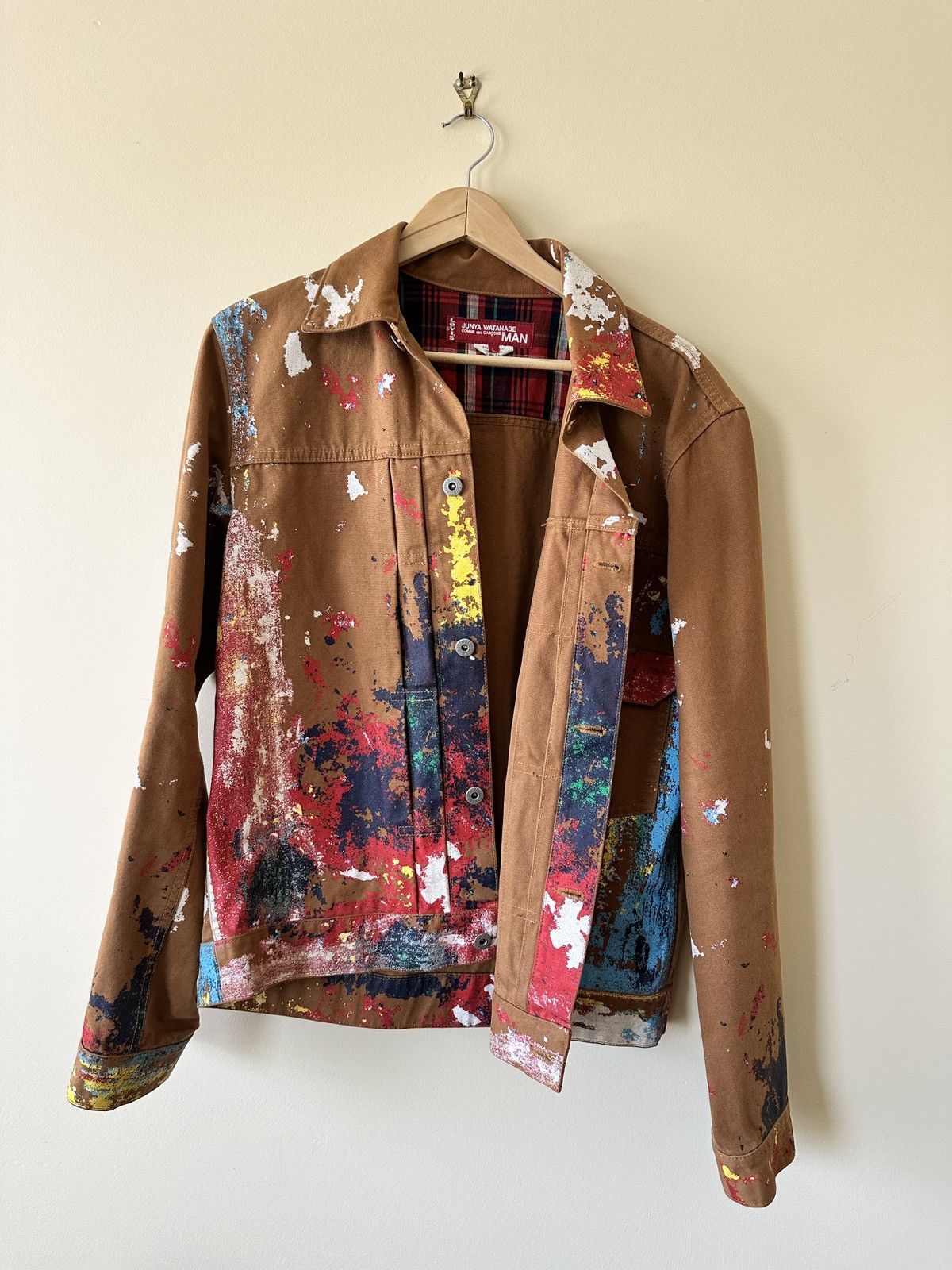 Junya Watanabe × Levi's Junya Watanabe Levis Painted Truckers jacket Size US L / EU 52-54 / 3 - 2 Thumbnail