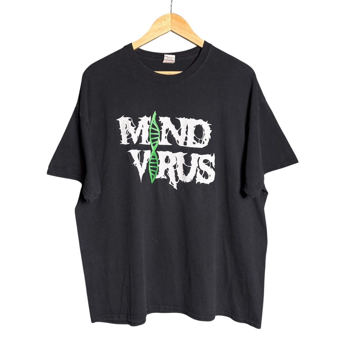 Band Tees × Vintage Vintage Mind Virus Metal Hardcore Band Tee Size US XL / EU 56 / 4 - 1 Thumbnail