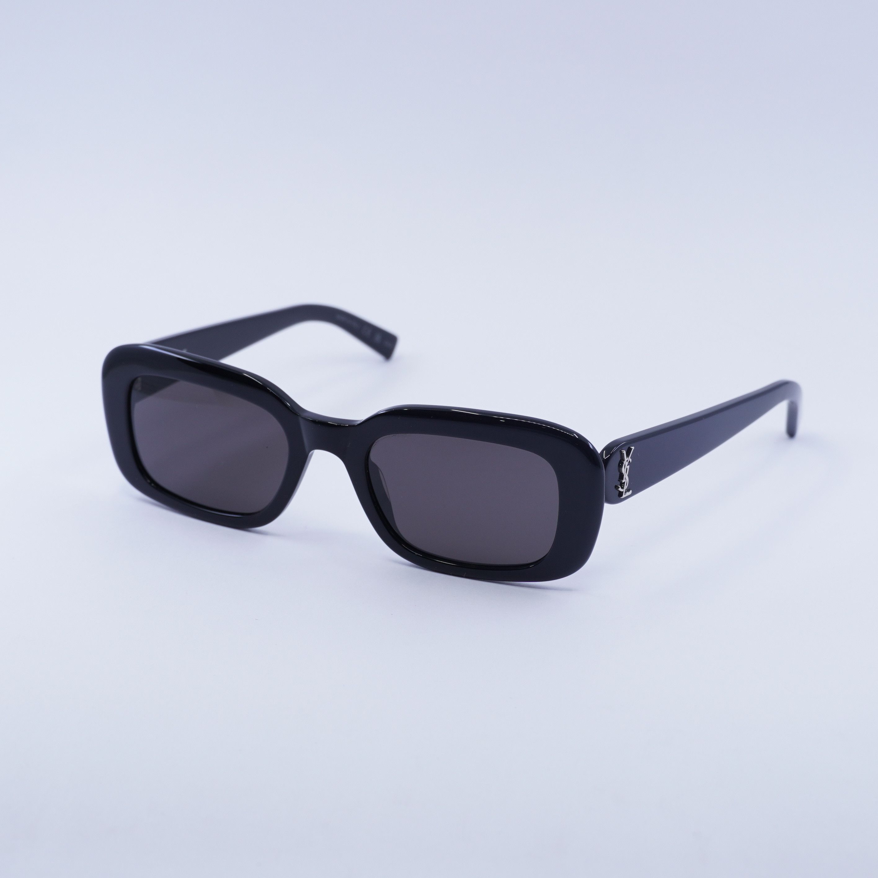 Saint Laurent Paris Saint Laurent SLM130 001 Sunglasses Black Rectangle ...