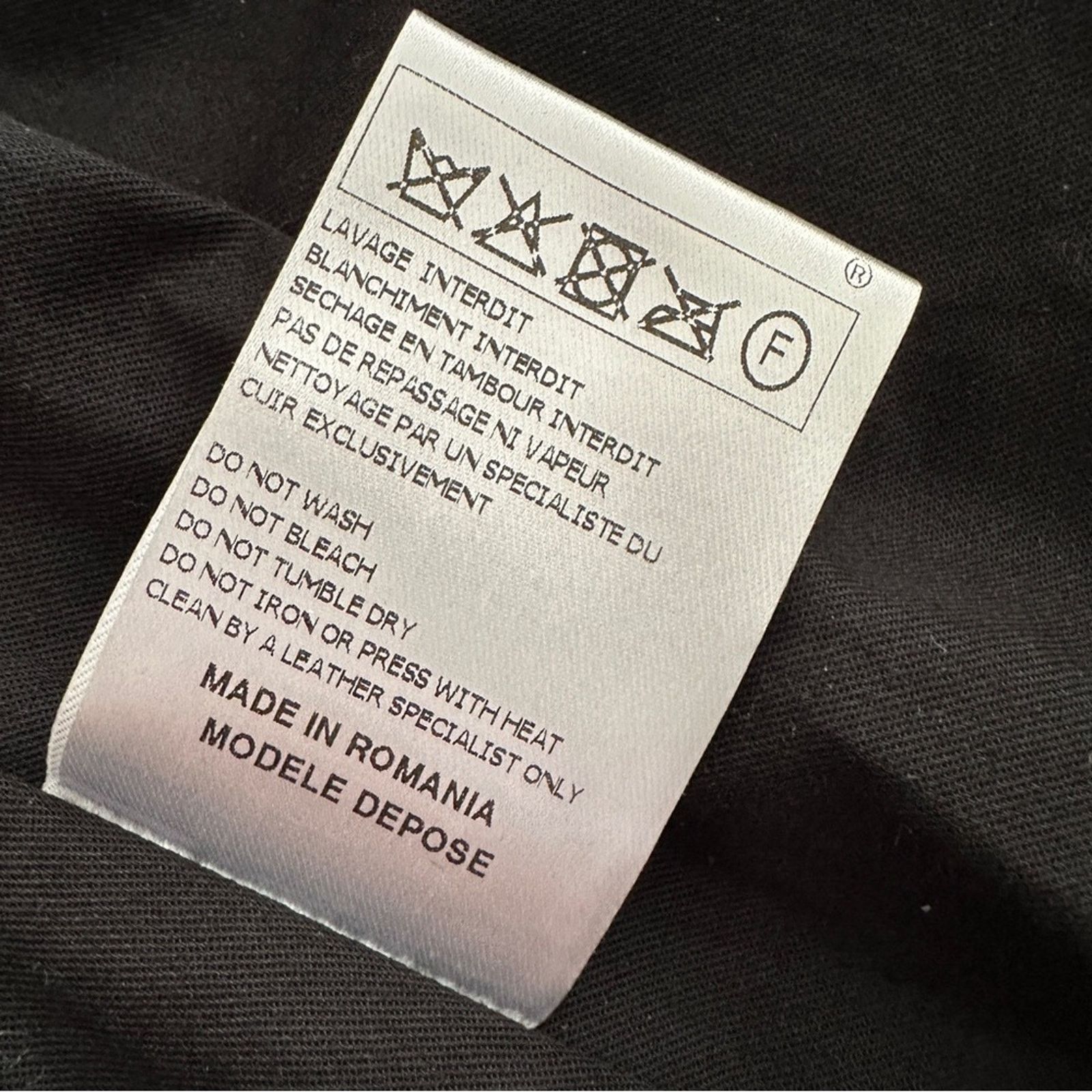 Maje MAJE Cotton Linen Lambskin Leather Ahead Moto Blazer Jacket Size XL / US 12-14 / IT 48-50 - 7 Thumbnail