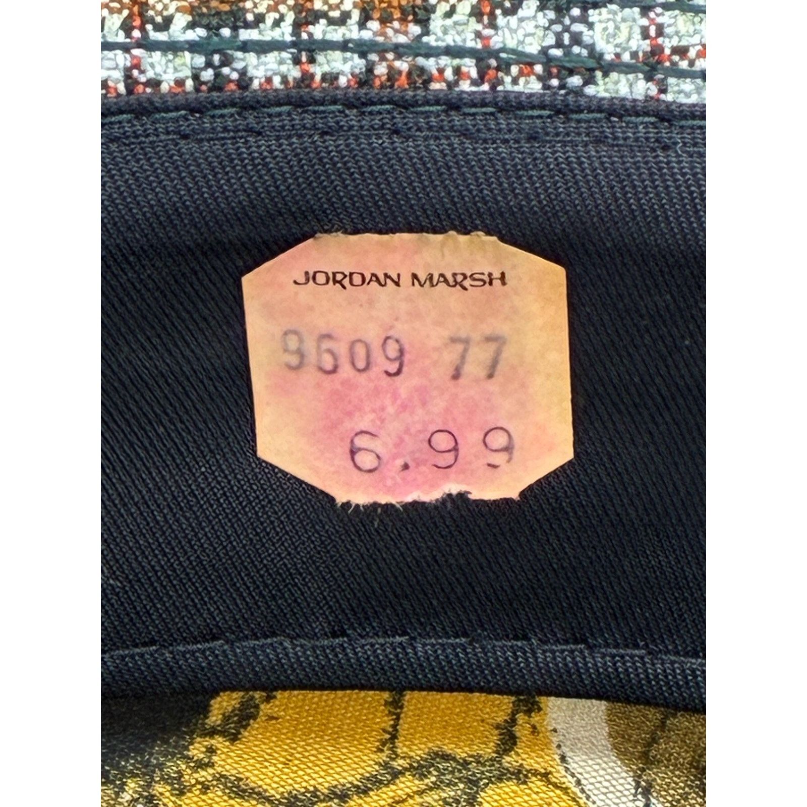Other Vintage Jordan Marsh Plaid Hat S/M | Feather Trim Brimmed Size ONE SIZE - 10 Thumbnail