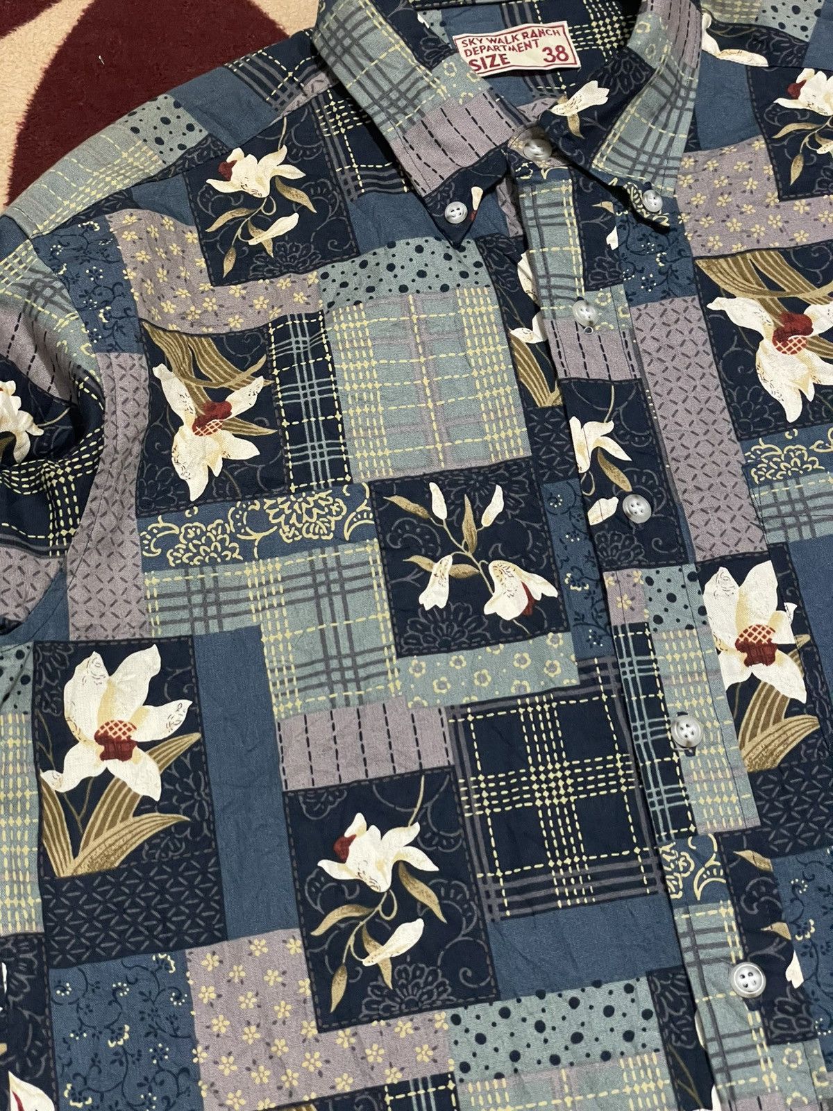 Japanese Brand shirt sky walk ranch department Size US L / EU 52-54 / 3 - 2 Thumbnail