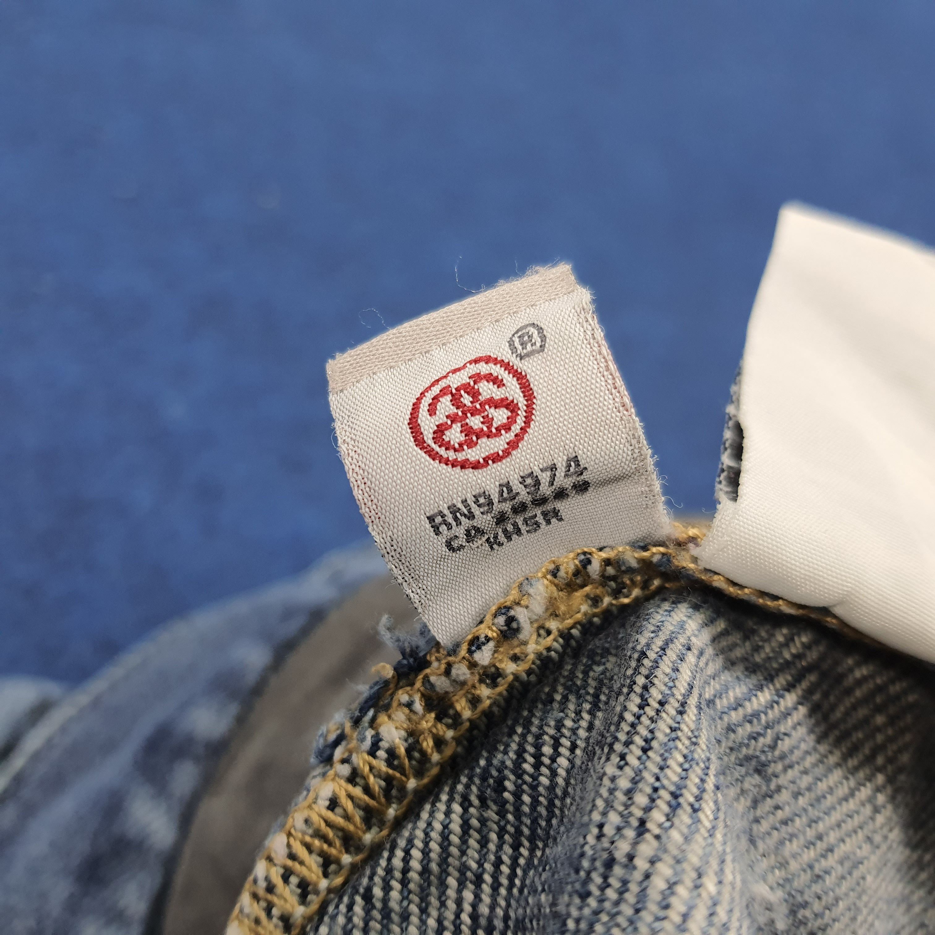 Stussy × Vintage Vintage Stussy Custom Logo Streetwear Jeans Size US 36 / EU 52 - 10 Thumbnail