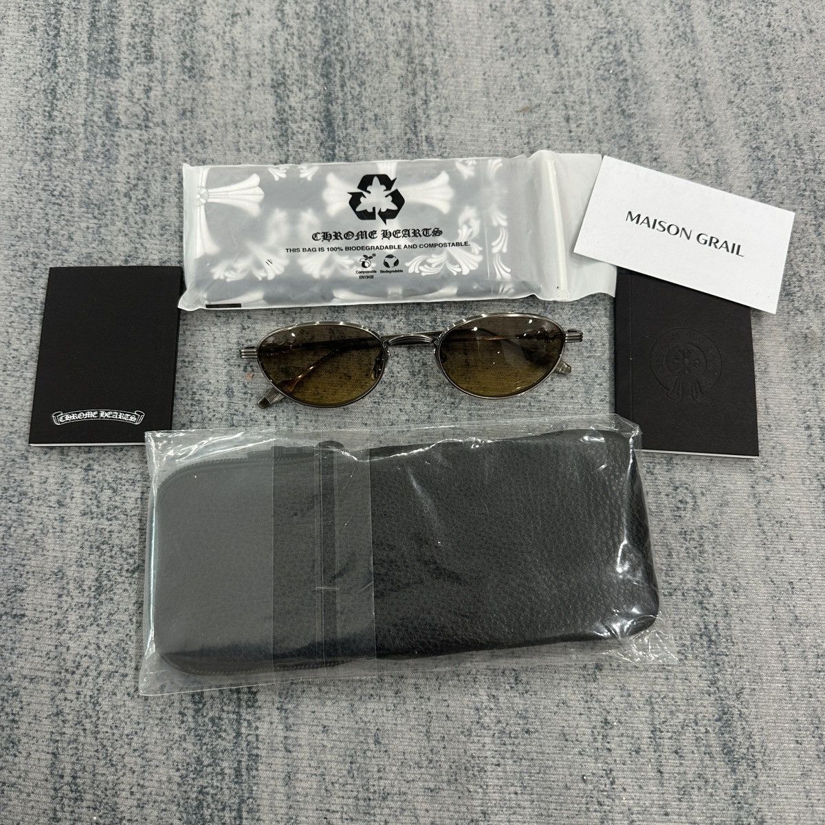 Chrome Hearts CHROME HEARTS CLITORIAL ANTIQUE SILVER SUNGLASSES Size ONE SIZE - 11 Thumbnail