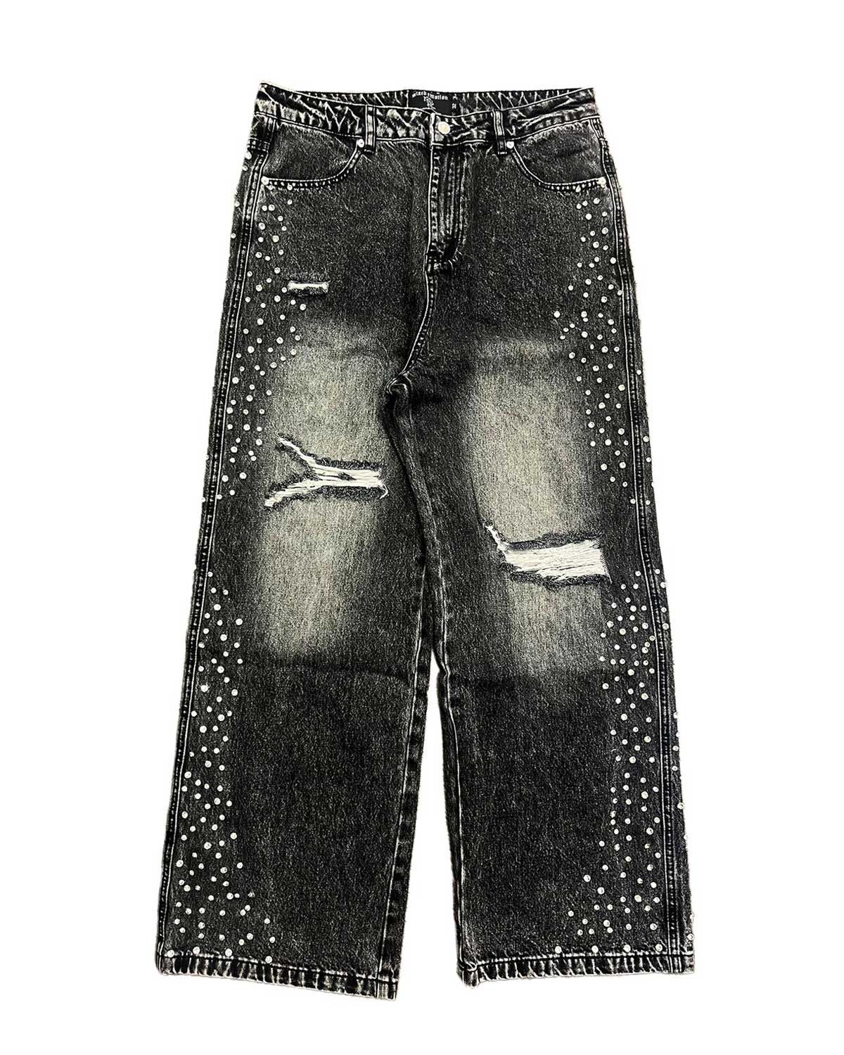 Other Mixed Emotions Stone Baggy Jeans Grey Size US 36 / EU 52 - 1 Thumbnail